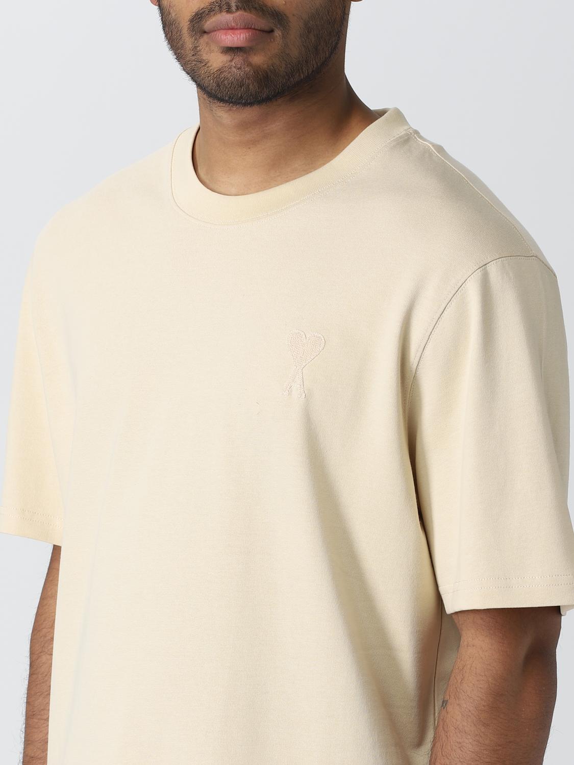 AMI PARIS CAMISETA: Top mujer Ami Paris, Crema - Img 4