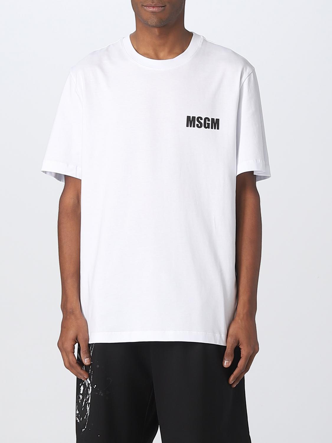 MSGM T-SHIRT: MSGM cotton t-shirt, White - Img 1