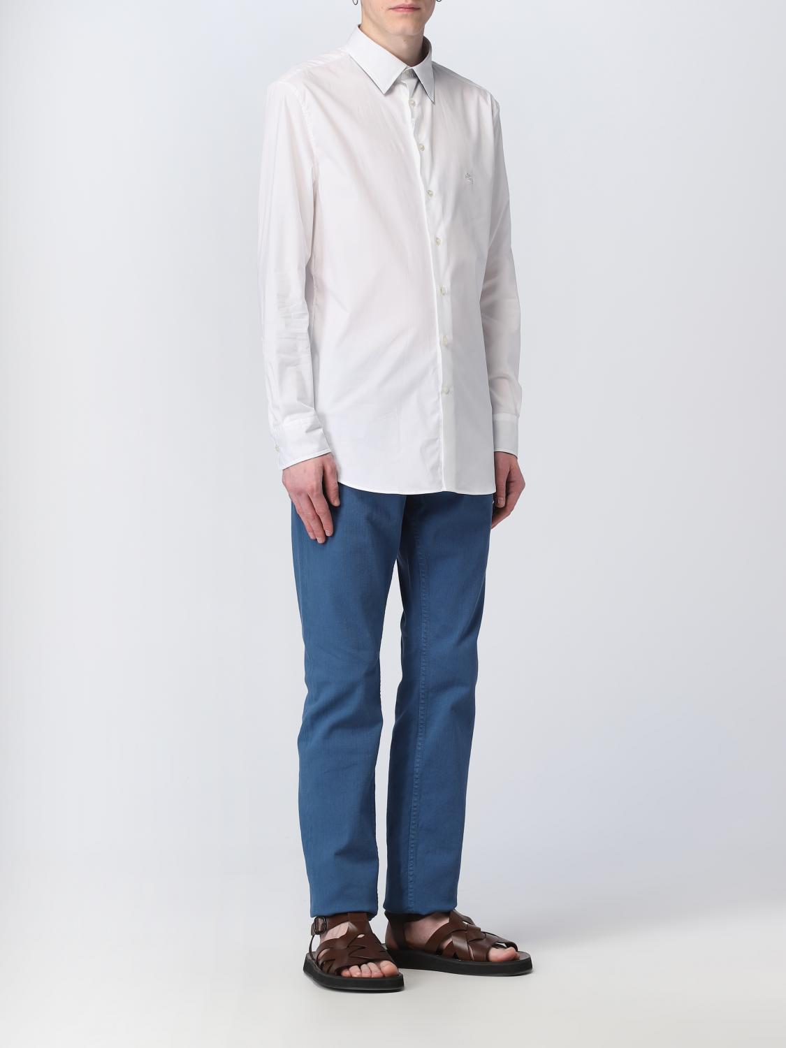 ETRO CAMICIA: Camicia Etro in cotone stretch, Bianco - Img 2