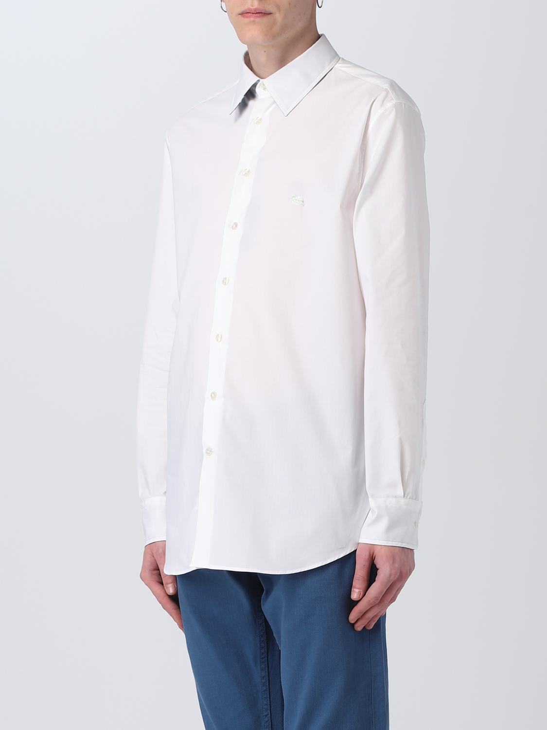 ETRO CAMICIA: Camicia Etro in cotone stretch, Bianco - Img 4