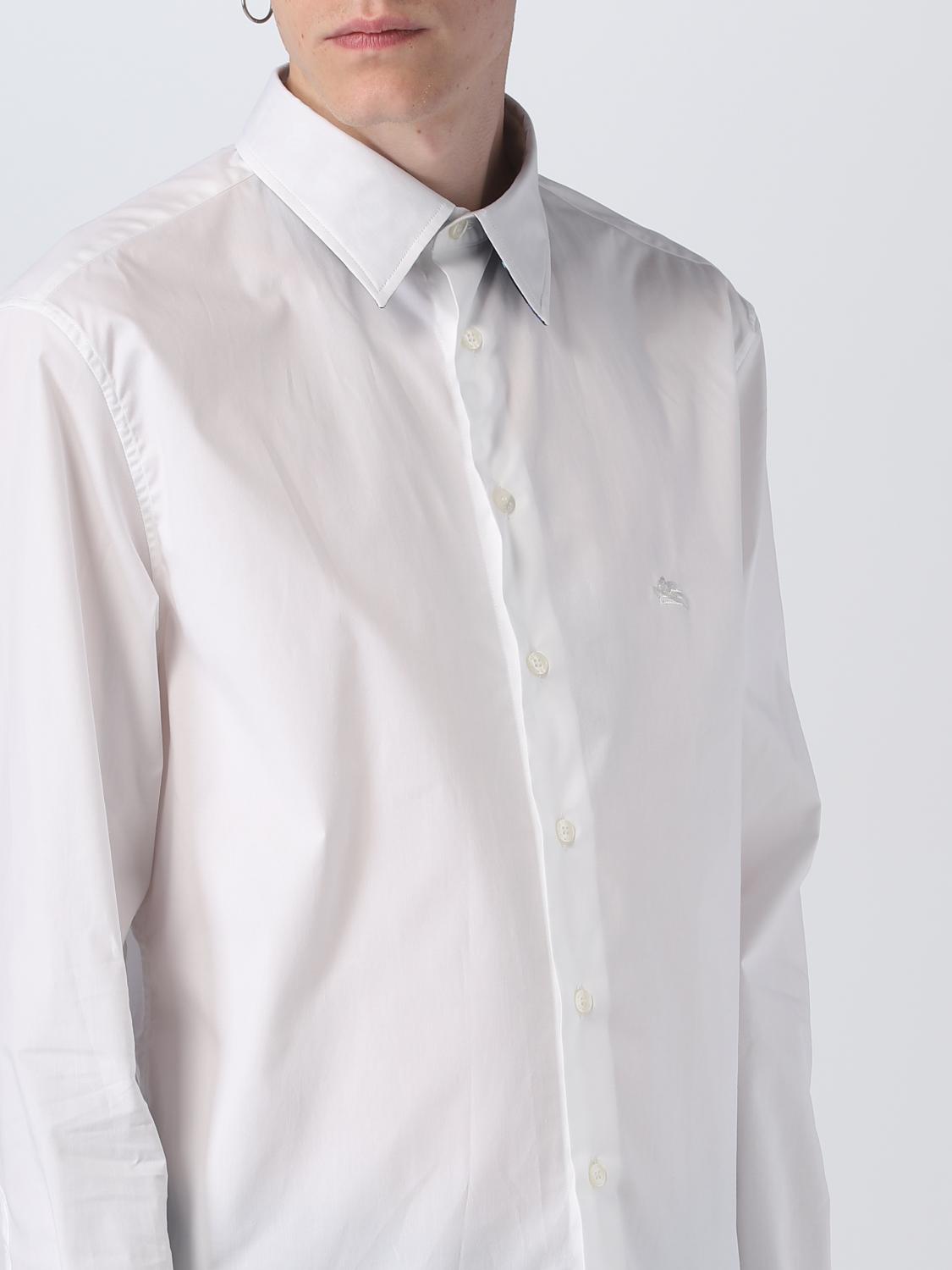 ETRO CAMICIA: Camicia Etro in cotone stretch, Bianco - Img 5