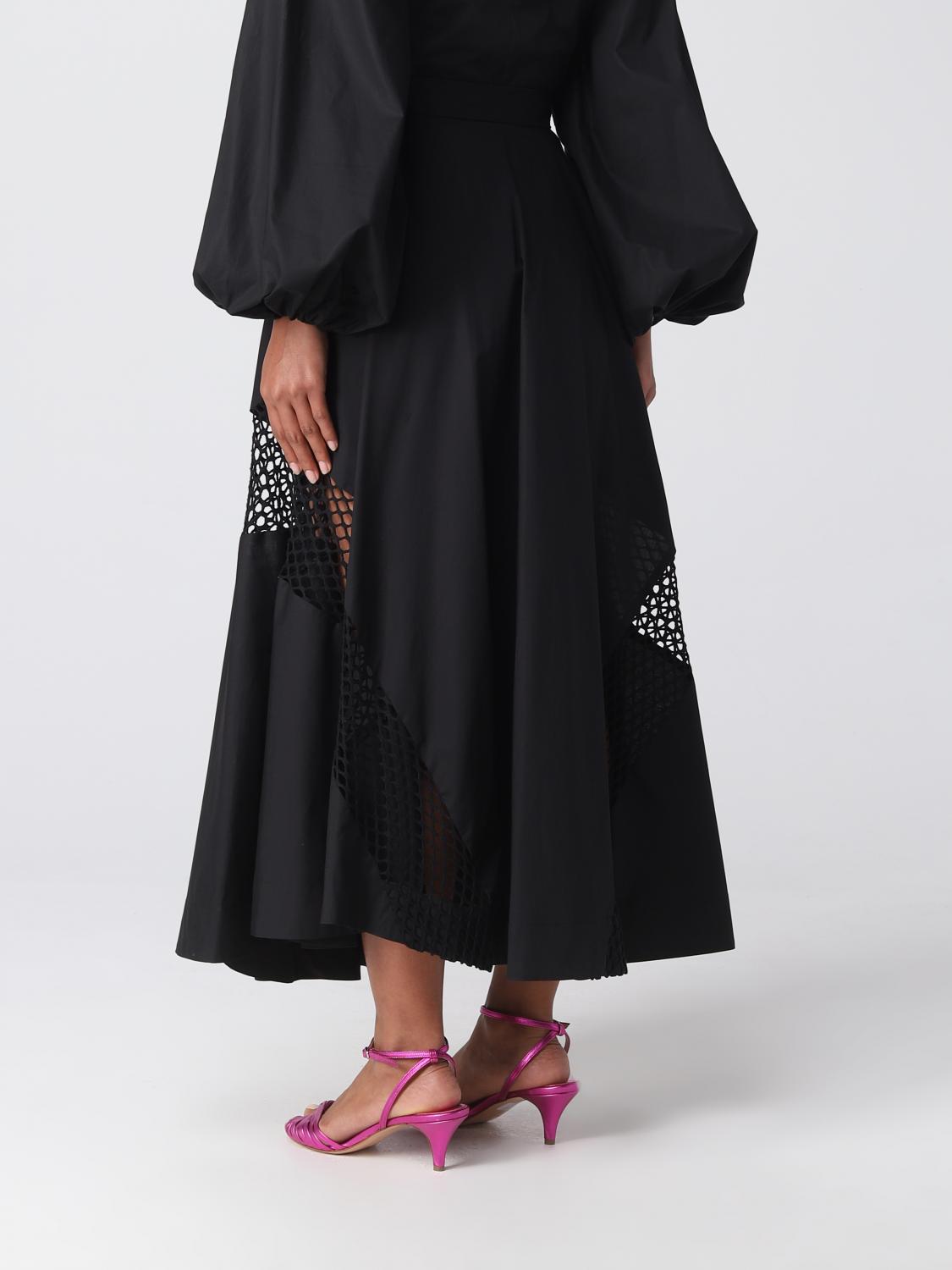 MSGM FALDA: Falda mujer MSGM, Negro - Img 3