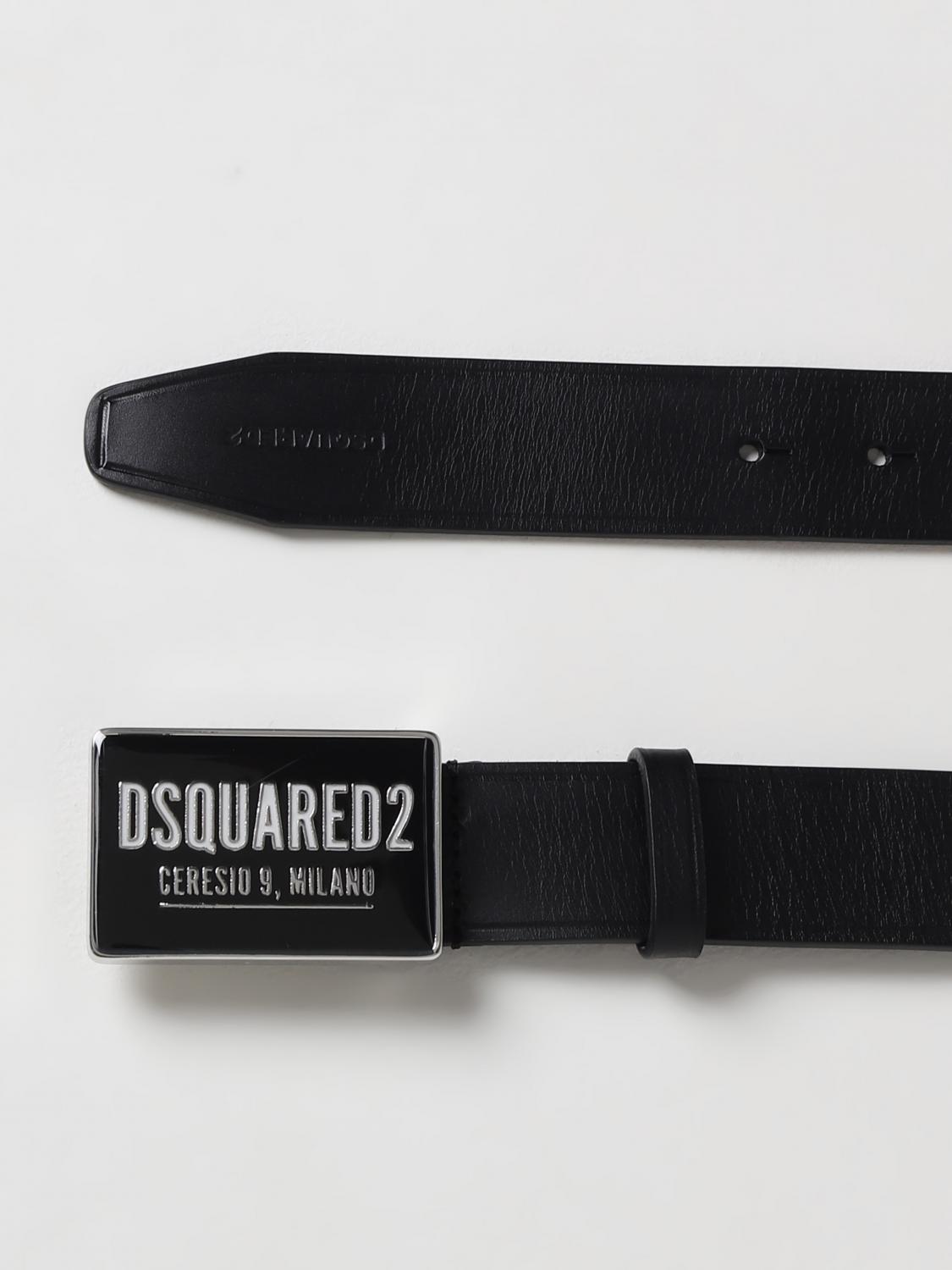 DSQUARED2 BELT: Dsquared2 leather belt, Black - Img 2