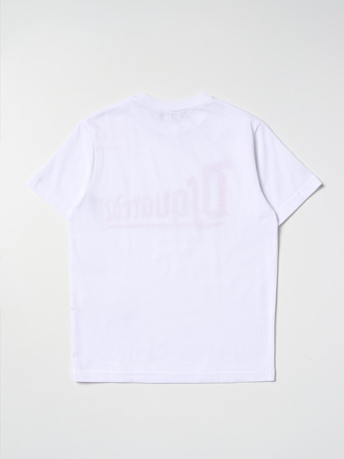 DSQUARED2 CAMISETA: Camiseta niños Dsquared2 Junior, Blanco - Img 2