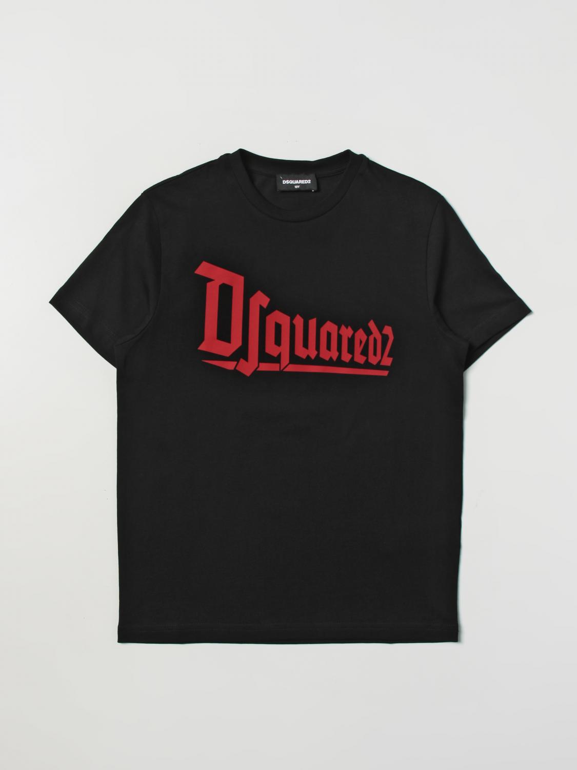 DSQUARED2 T-SHIRT: T-shirt kinder Dsquared2 Junior, Schwarz - Img 1