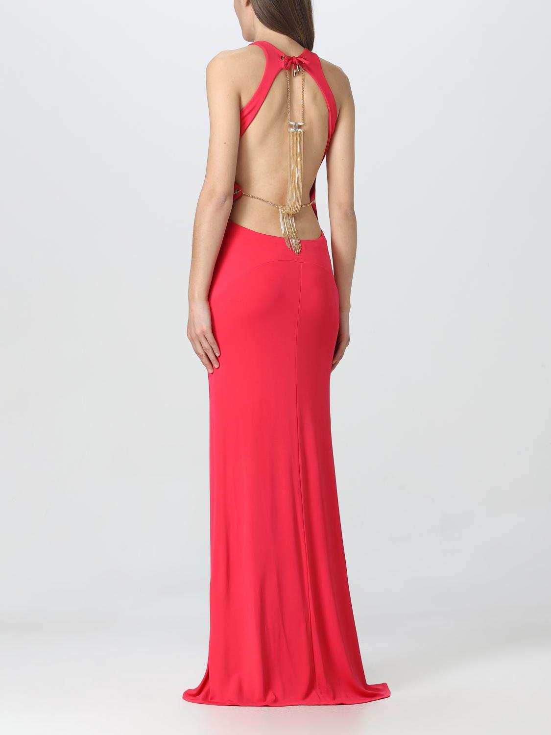 ELISABETTA FRANCHI ABITO: Abito Elisabetta Franchi in jersey, Fuxia - Img 2