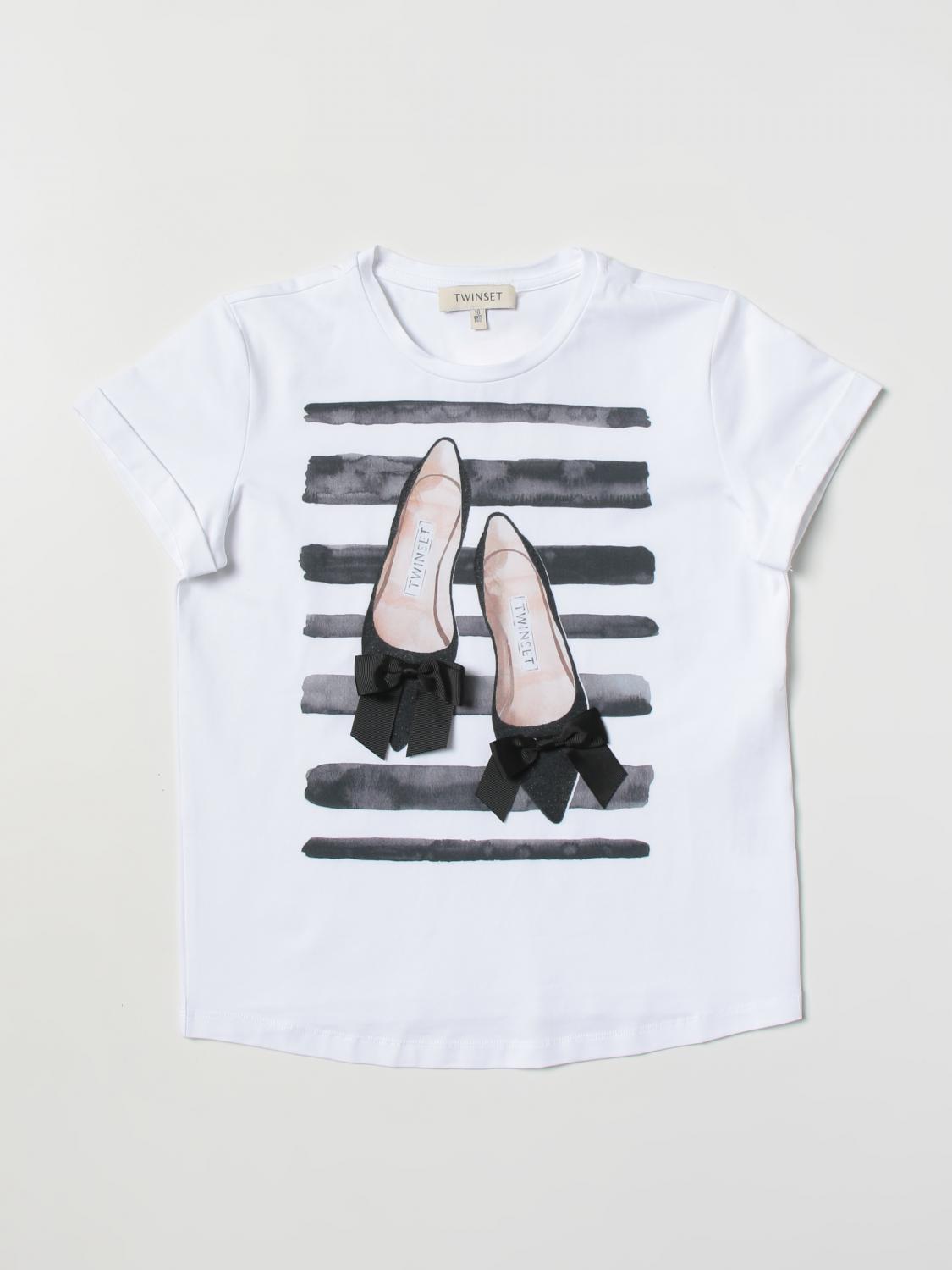 TWINSET CAMISETA: Camisetas niños Twinset, Blanco - Img 1