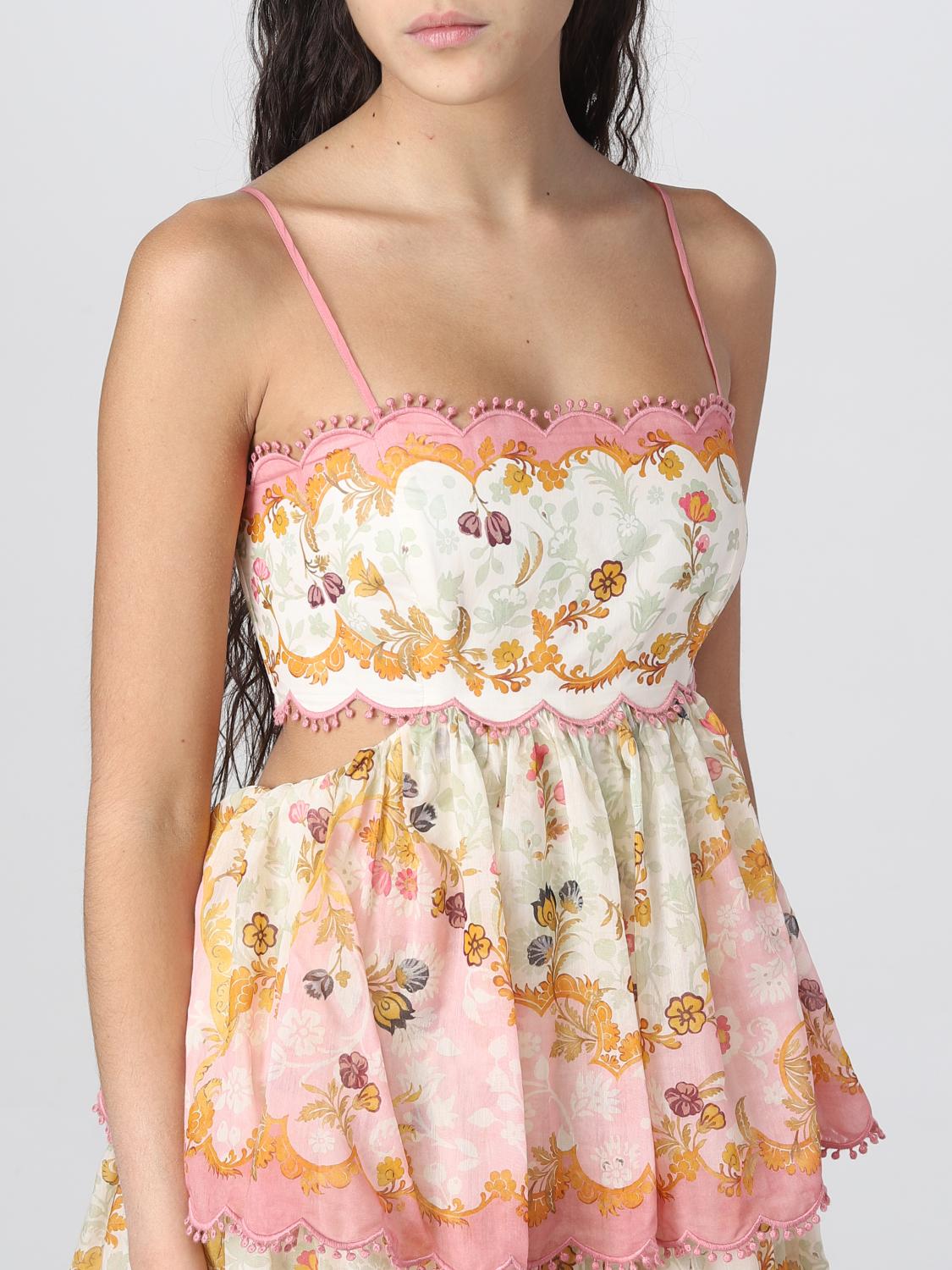 ZIMMERMANN ドレス: ドレス レディース Zimmermann, ピンク - Img 4