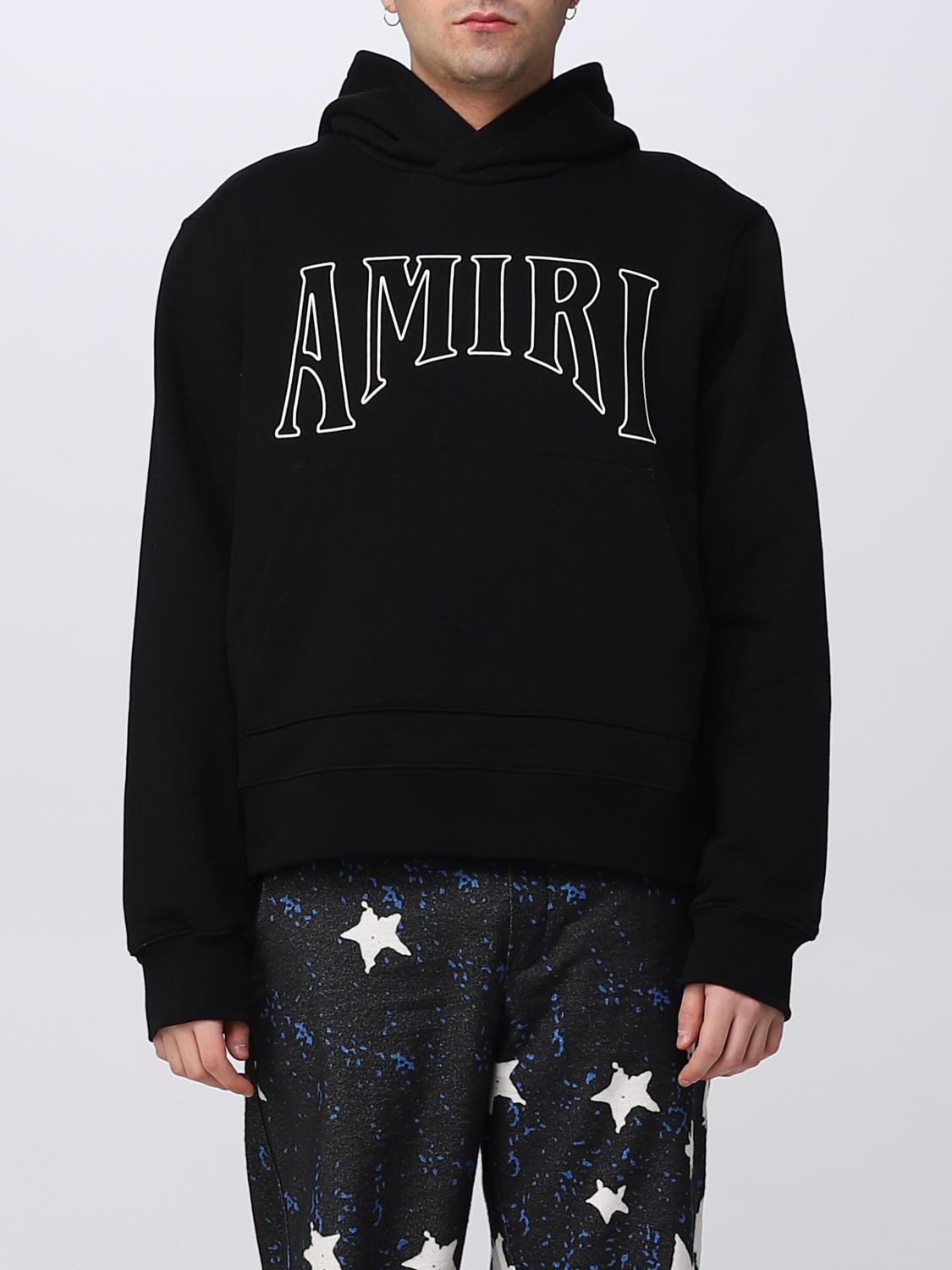 AMIRI：スウェットシャツ メンズ - ブラック | GIGLIO.COMオンラインの
