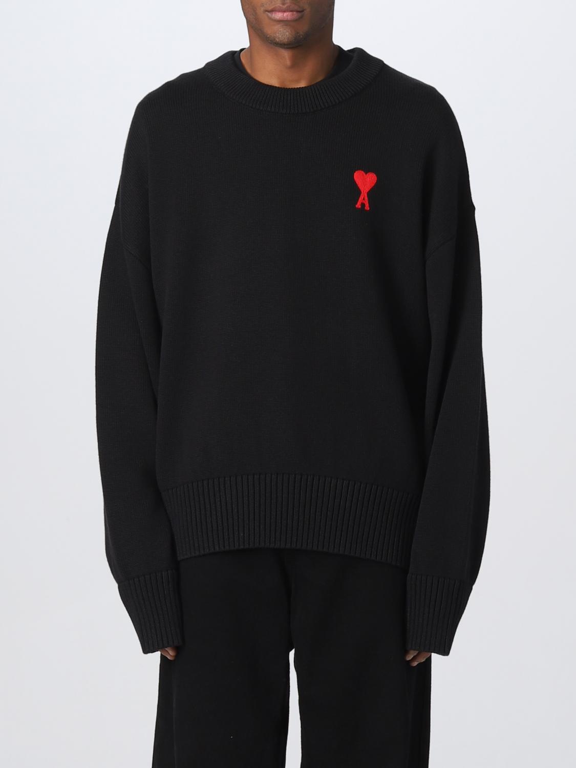 AMI PARIS SWEATER: Sweatshirt men Ami Paris, Black - Img 1