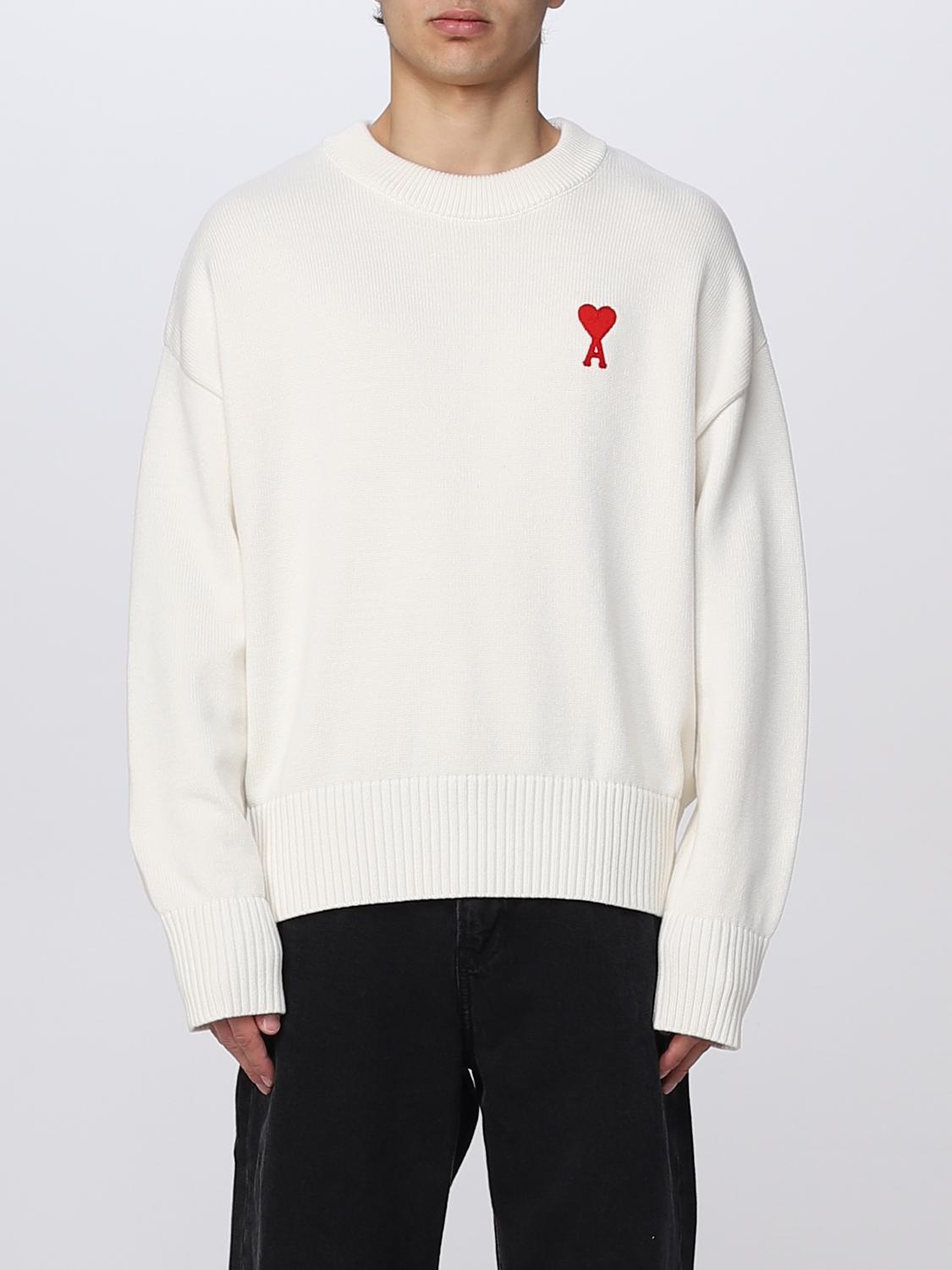 AMI PARIS: Sweatshirt men - Natural | Ami Paris sweater UKS008016