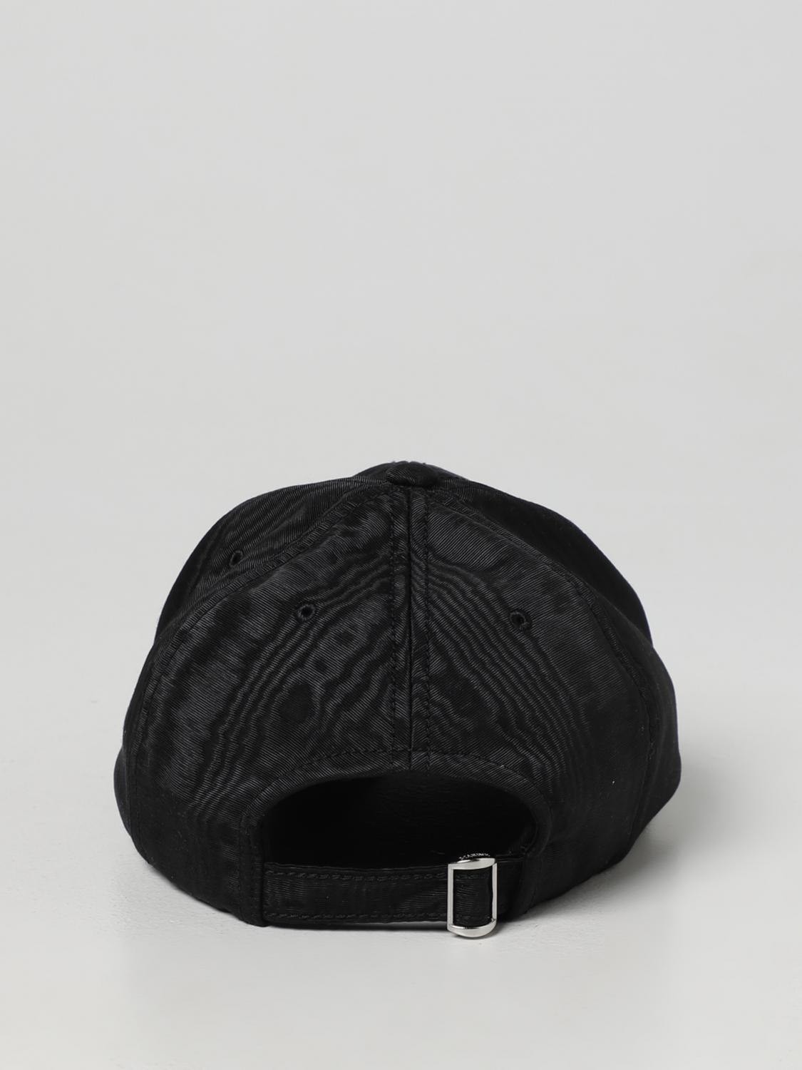 MARINE SERRE HAT: Hat woman Marine Serre, Black - Img 3