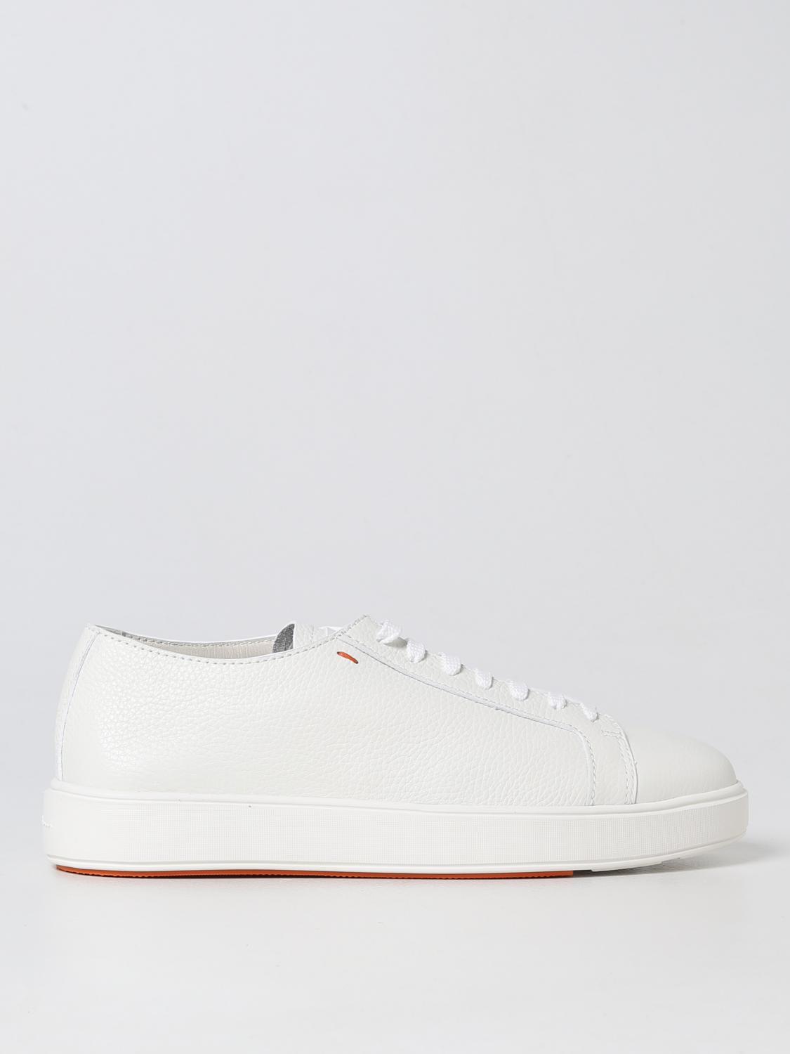スニーカー SANTONI Men Sneakers MBCD21430BARC MMDI48 WHITE SANTONI: Sneakers men - White | Santoni sneakers