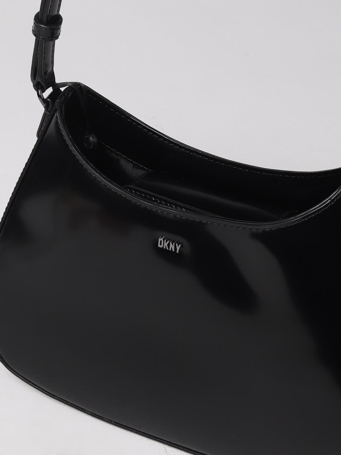 DKNY SCHULTERTASCHE: Handtasche damen Dkny, Schwarz - Img 3