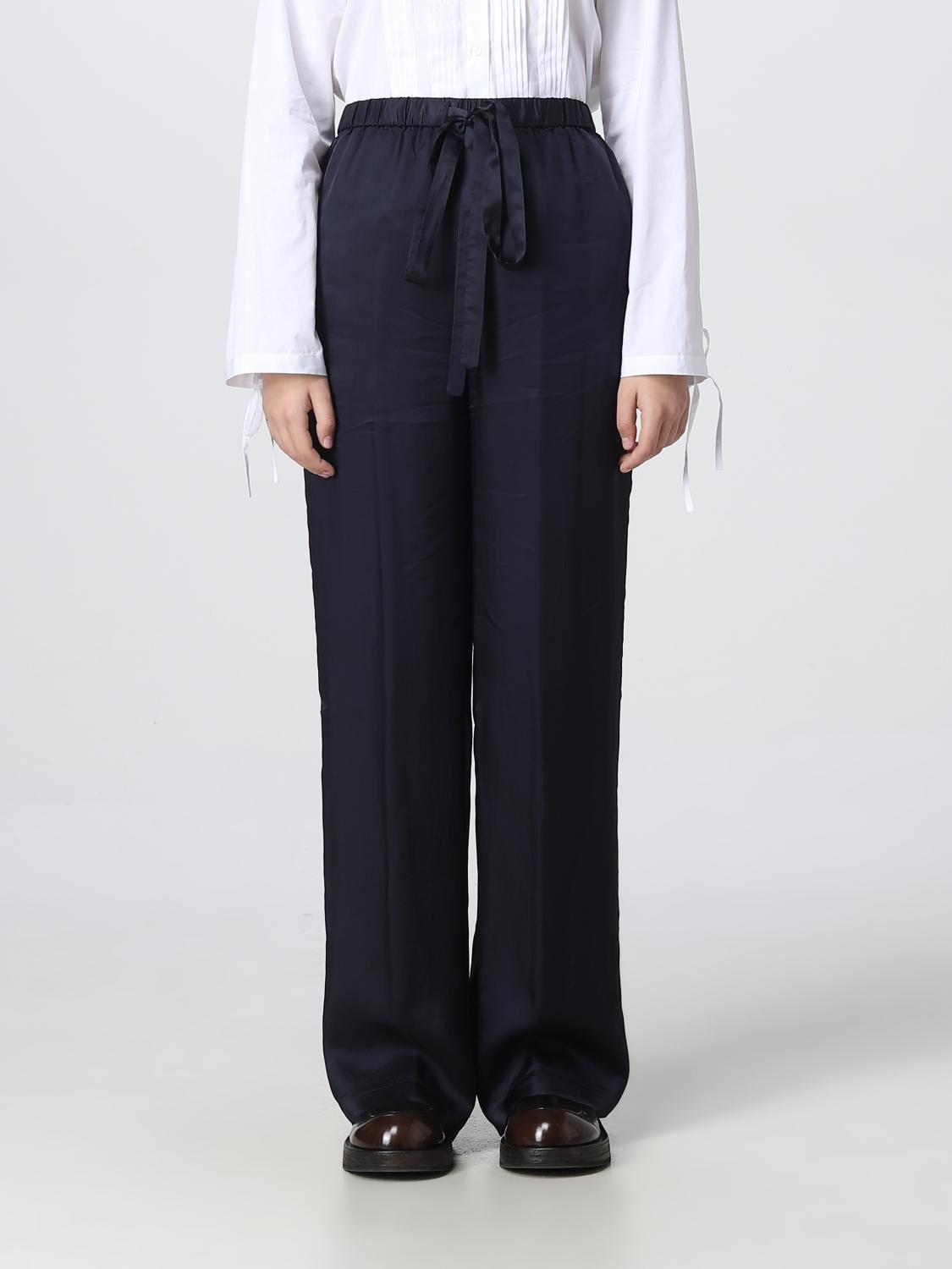 ASPESI PANTALONI: Pantalone Aspesi in viscosa, Blue - Img 1
