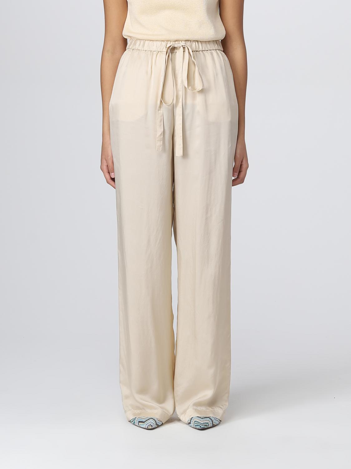 ASPESI PANTALONI: Pantalone Aspesi in viscosa, Naturale - Img 1