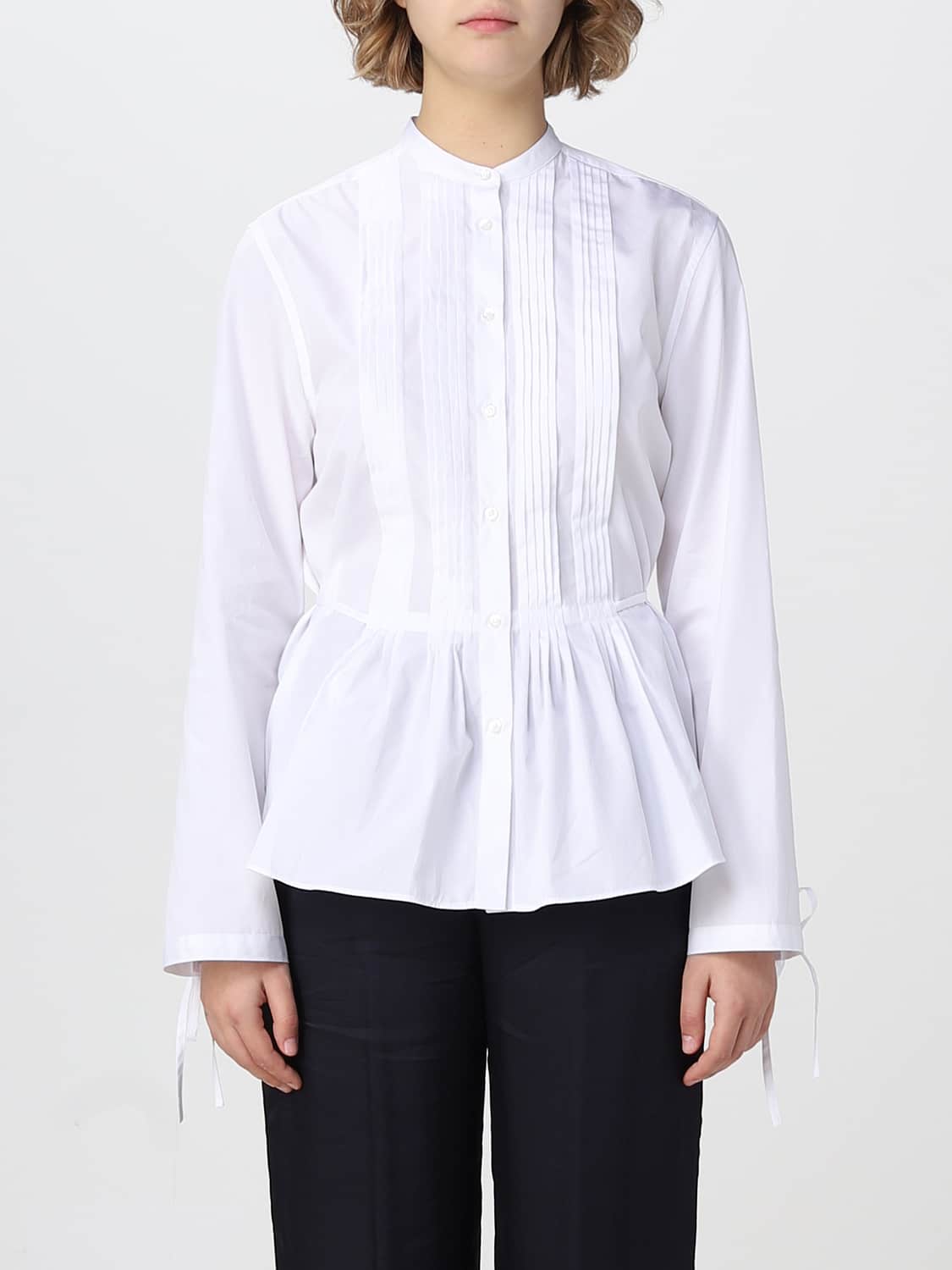 ASPESI HEMDBLUSE: Hemdbluse damen Aspesi, Weiß - Img 1