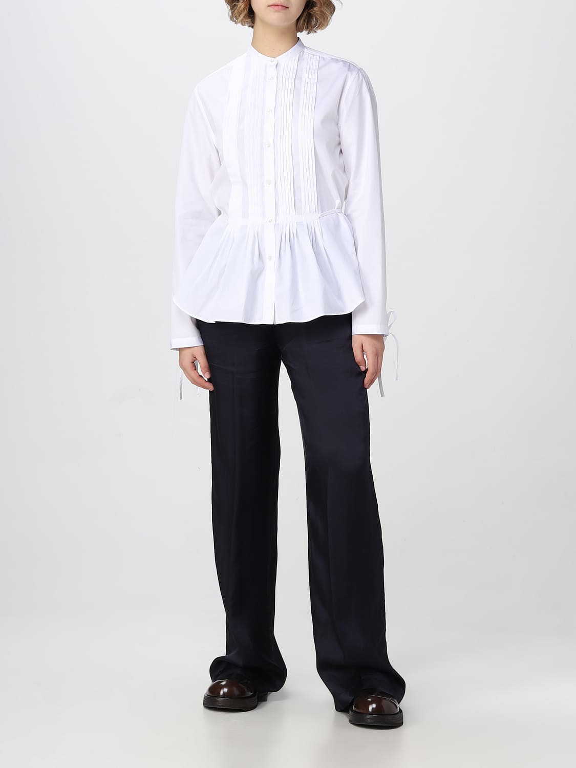 ASPESI HEMDBLUSE: Hemdbluse damen Aspesi, Weiß - Img 2