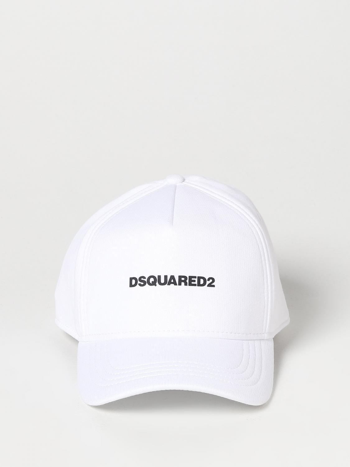 DSQUARED2 HAT: Dsquared2 hat in cotton, White - Img 2