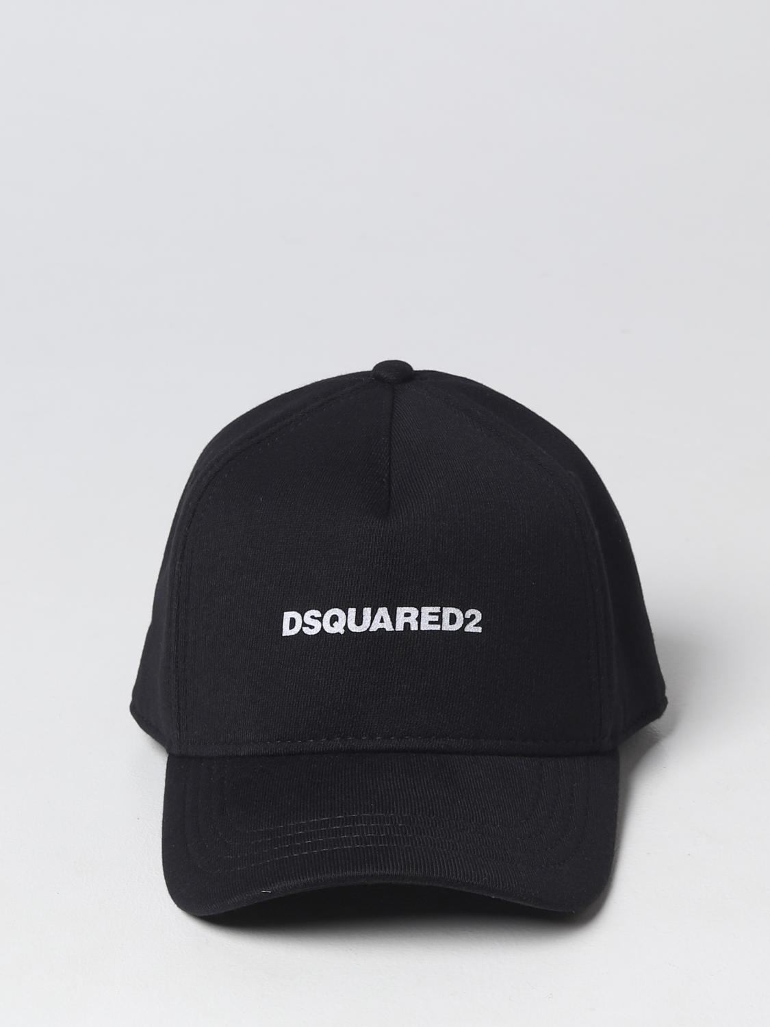 DSQUARED2 HAT: Dsquared2 hat in cotton, Black - Img 2