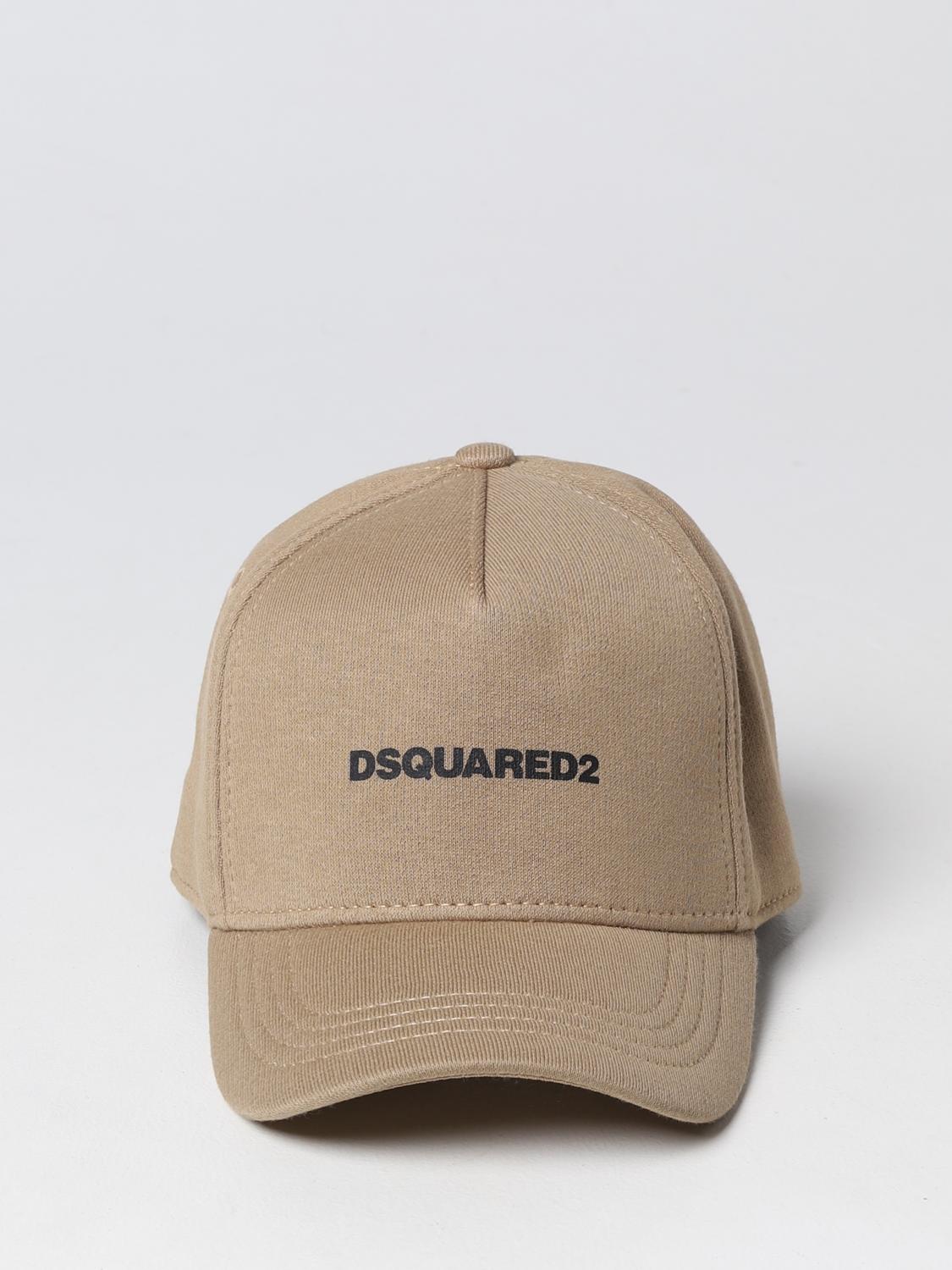 DSQUARED2 HAT: Dsquared2 hat in cotton, Beige - Img 2