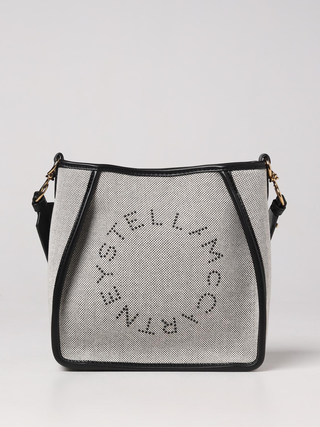 STELLA MCCARTNEY BORSA A SPALLA: Borsa Stella McCartney in canvas, Nero - Img 1
