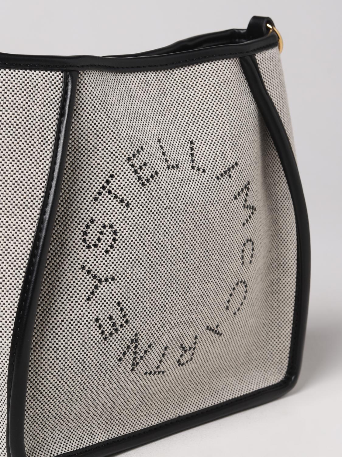 STELLA MCCARTNEY BORSA A SPALLA: Borsa Stella McCartney in canvas, Nero - Img 3
