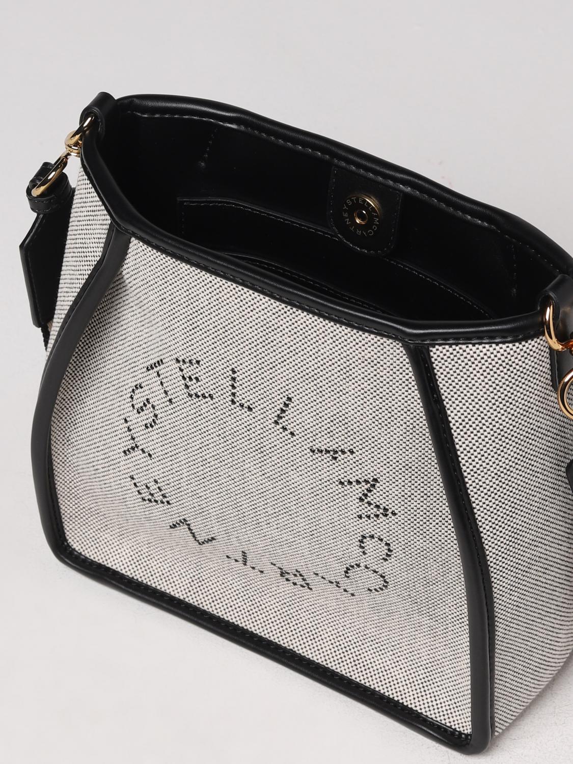 STELLA MCCARTNEY BORSA A SPALLA: Borsa Stella McCartney in canvas, Nero - Img 4