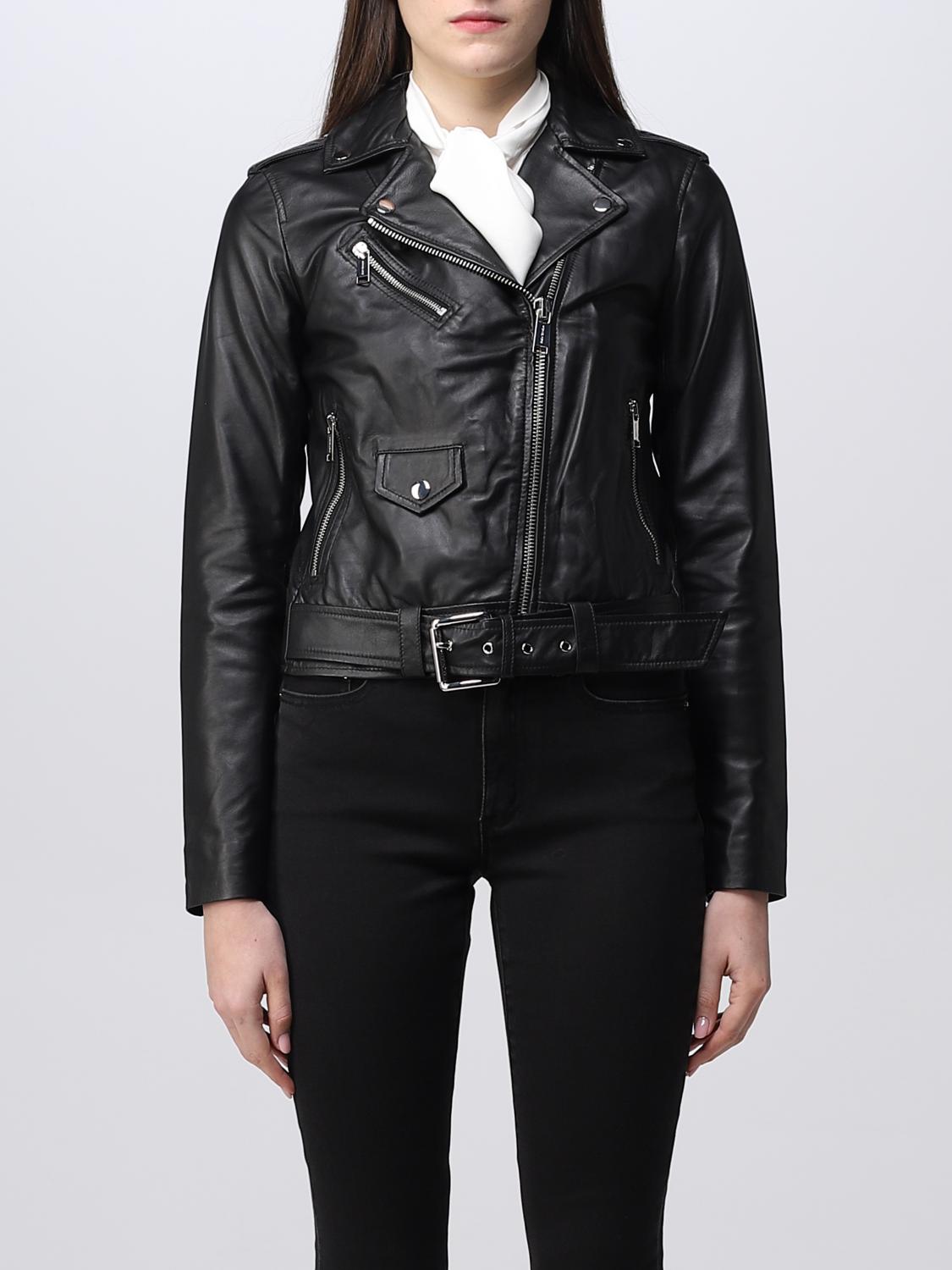 Michael Kors Jacket woman - Black | MB92HYG8RK | GIGLIO.COM