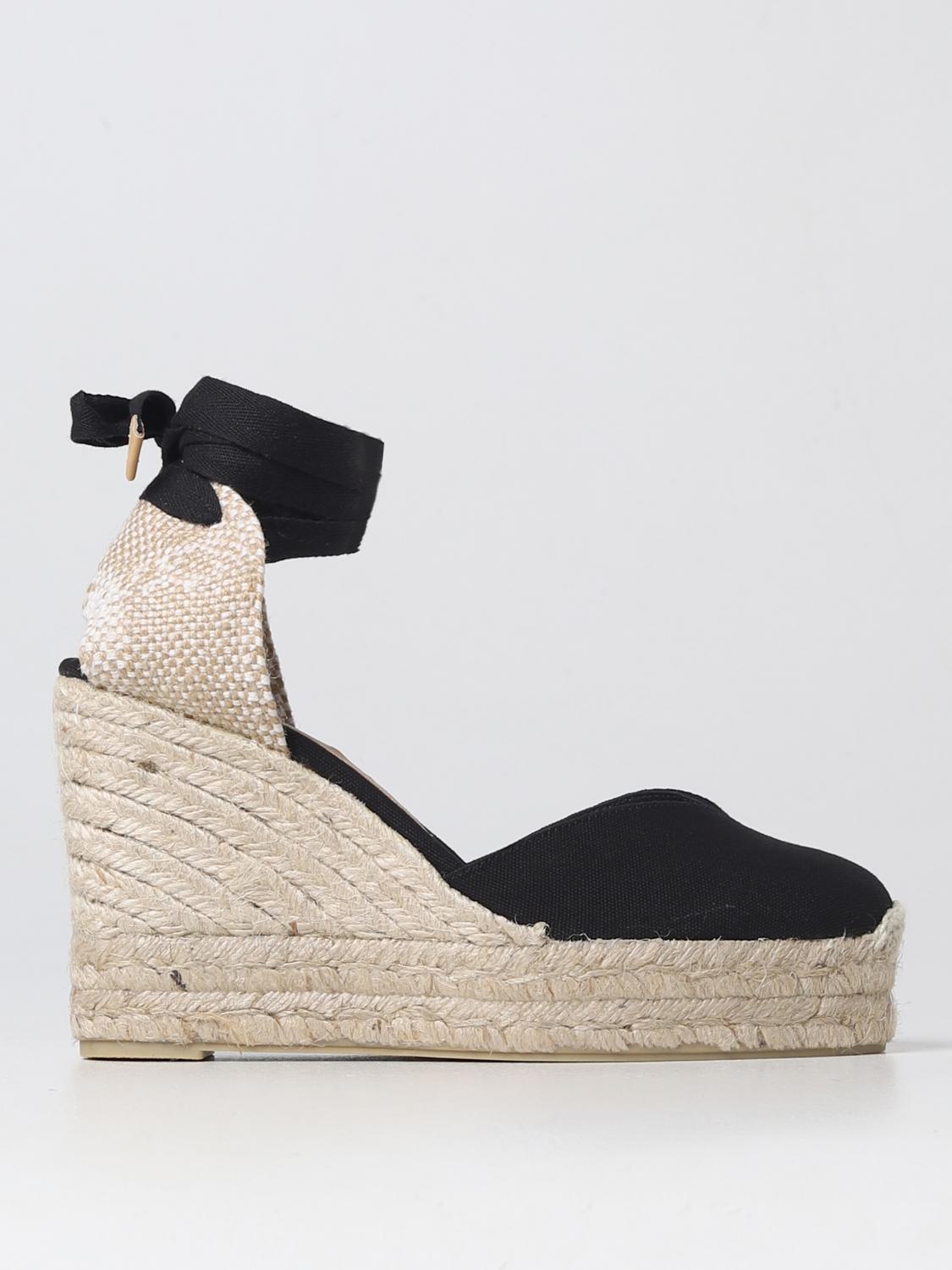 CASTAÑER ESPADRILLAS: Espadrillas Chiara Castañer in canvas, Nero - Img 1