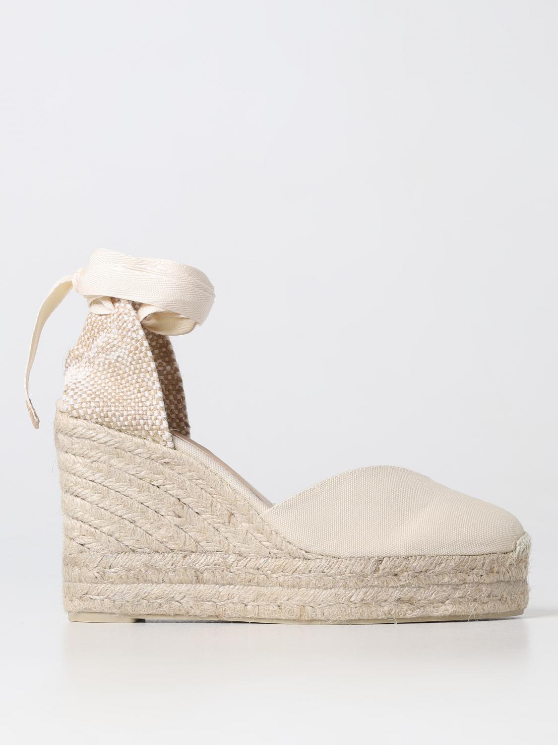 CASTAÑER ESPADRILLAS: Espadrillas Chiara Castañer in canvas, Avorio - Img 1