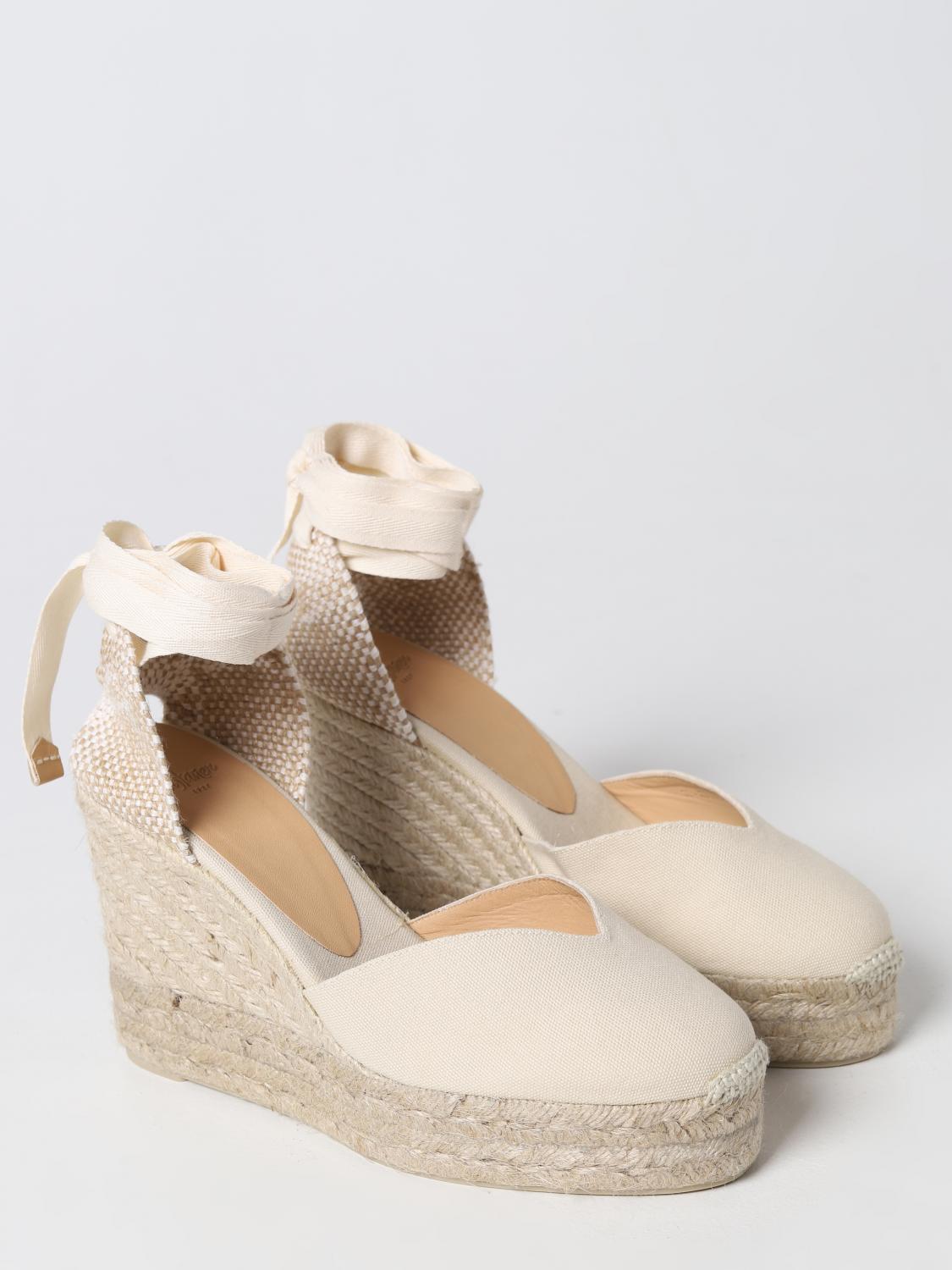CASTAÑER ESPADRILLAS: Espadrillas Chiara Castañer in canvas, Avorio - Img 2