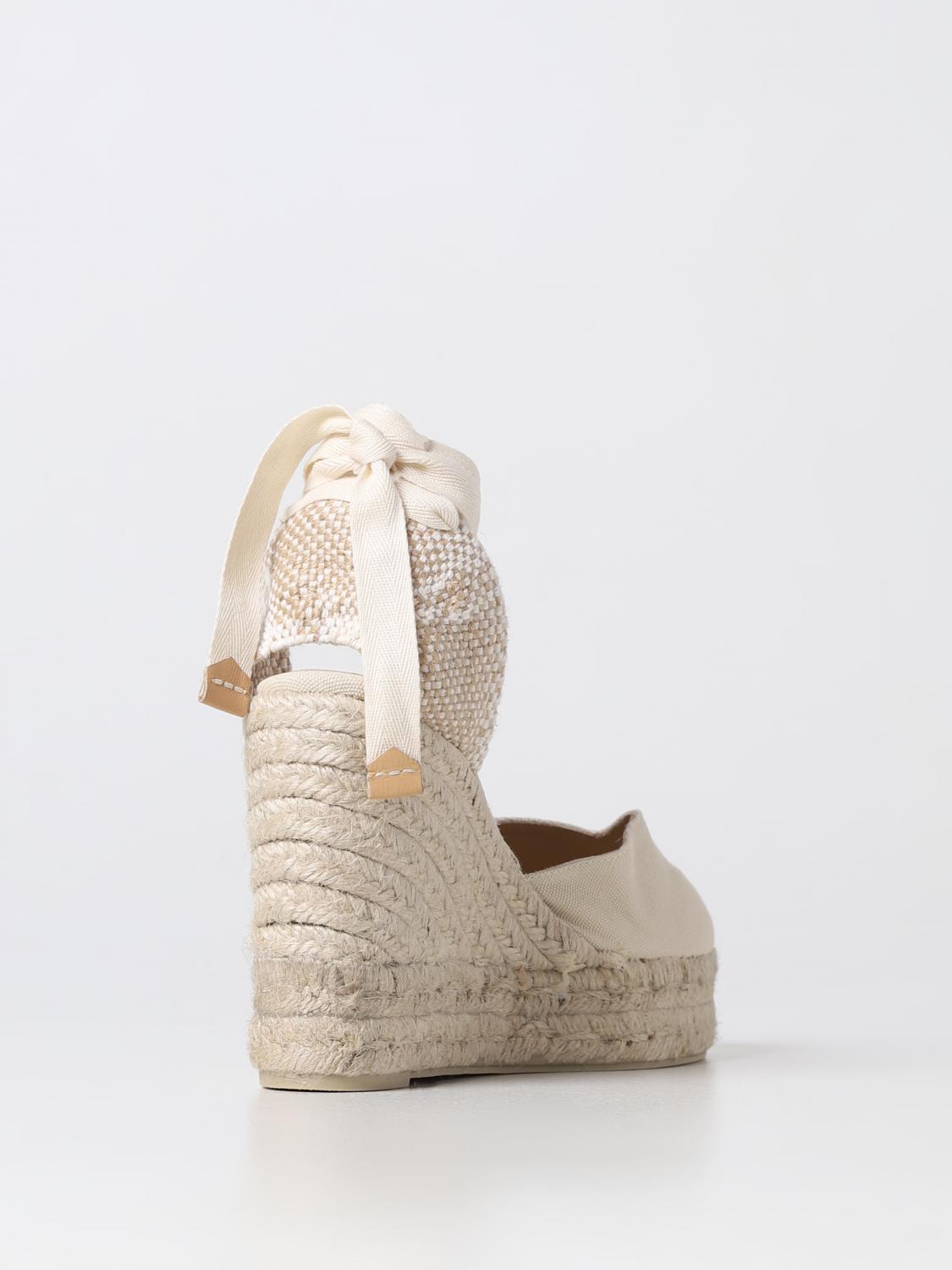 CASTAÑER ESPADRILLAS: Espadrillas Chiara Castañer in canvas, Avorio - Img 3