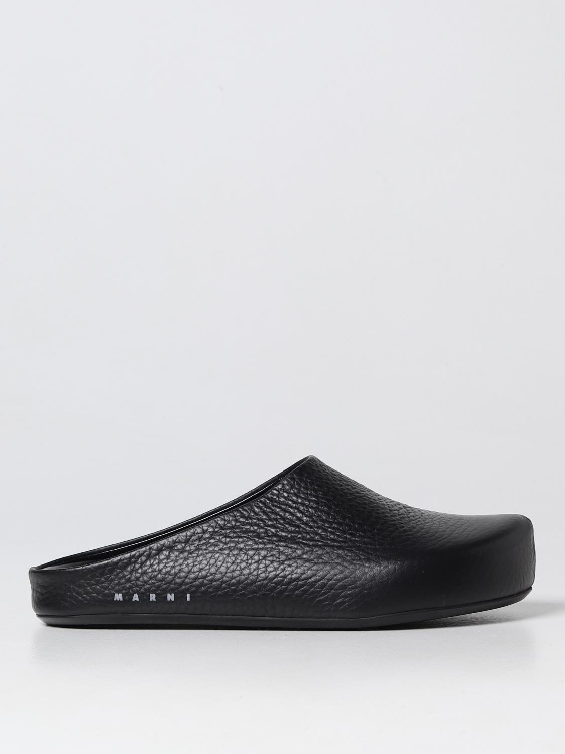 MARNI ボア ミュール スリッポン　サイズ40 BLACK MARNI(マルニ) パースベット ミュール [正規品/関税込] (MARNI