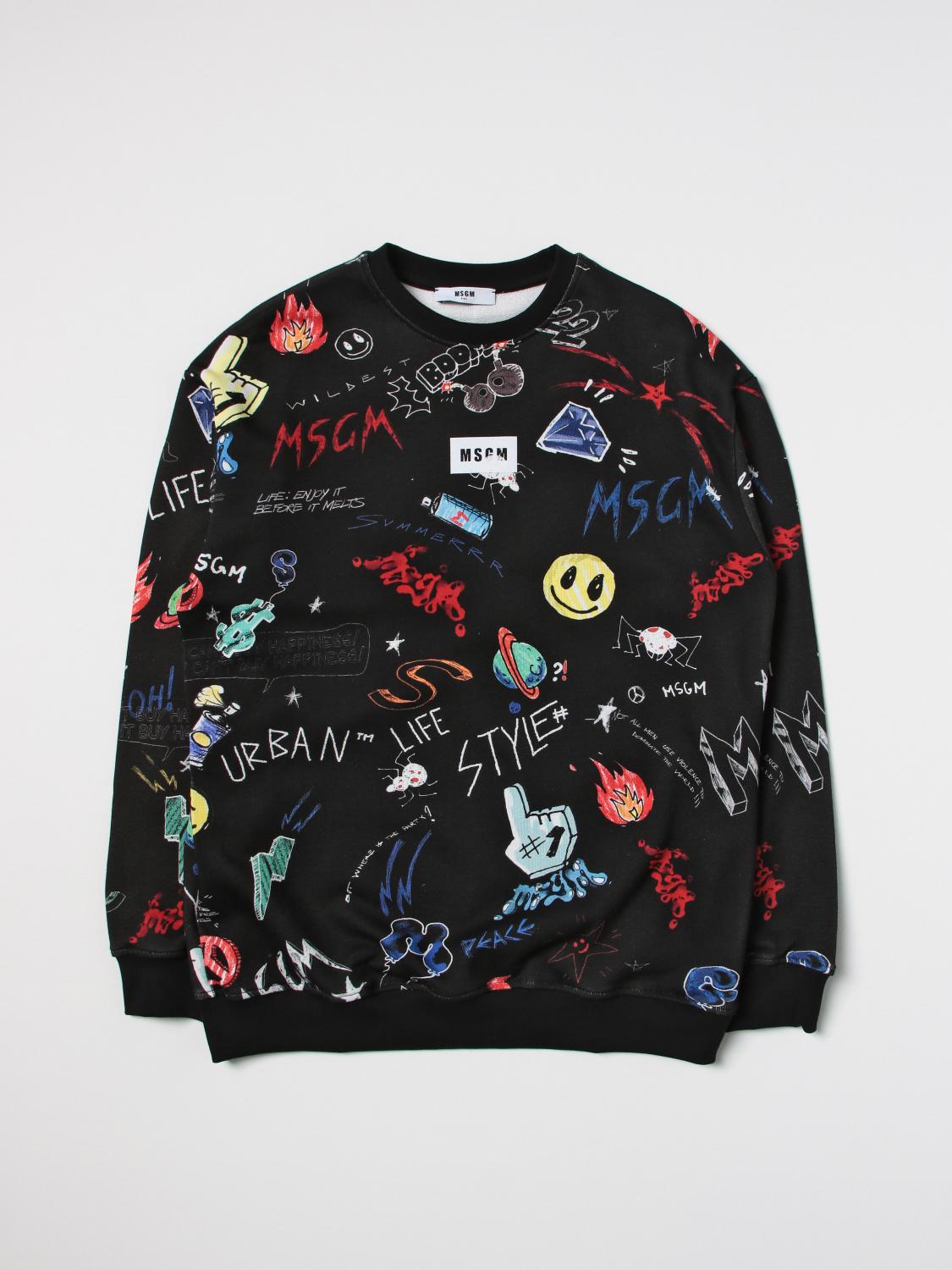 MSGM KIDS 毛衣: 毛衣 儿童 MSGM Kids, 黑色 - Img 1