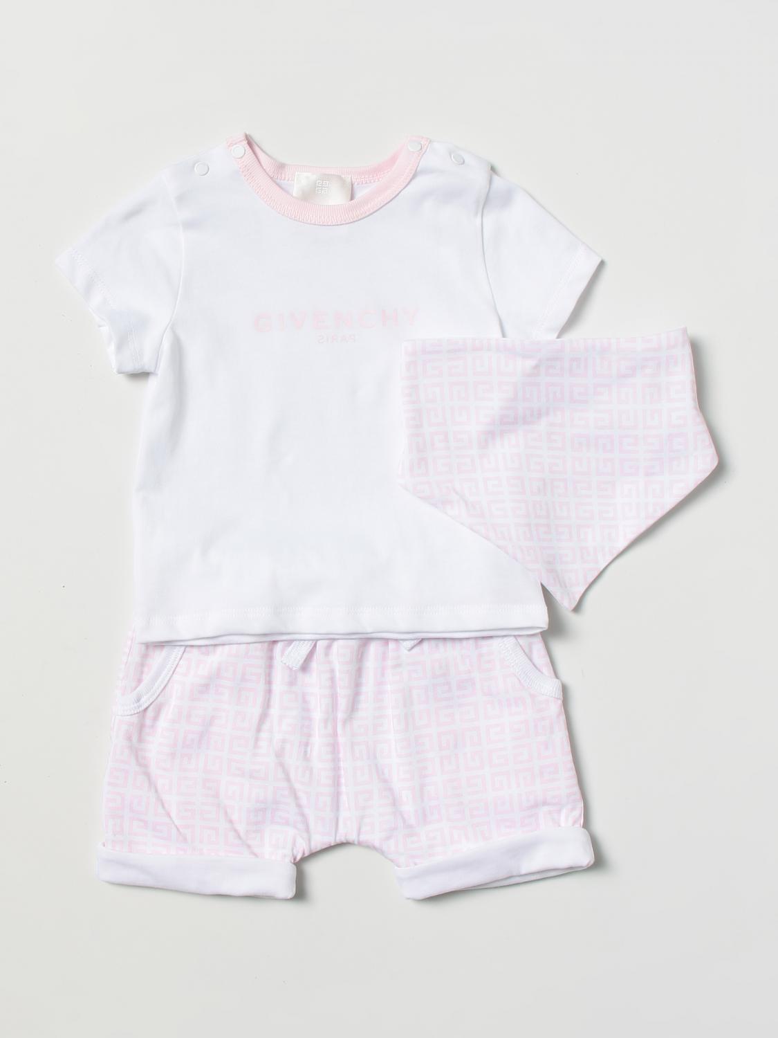 GIVENCHY JUMPSUIT: Givenchy cotton 3-piece set, Pink - Img 1