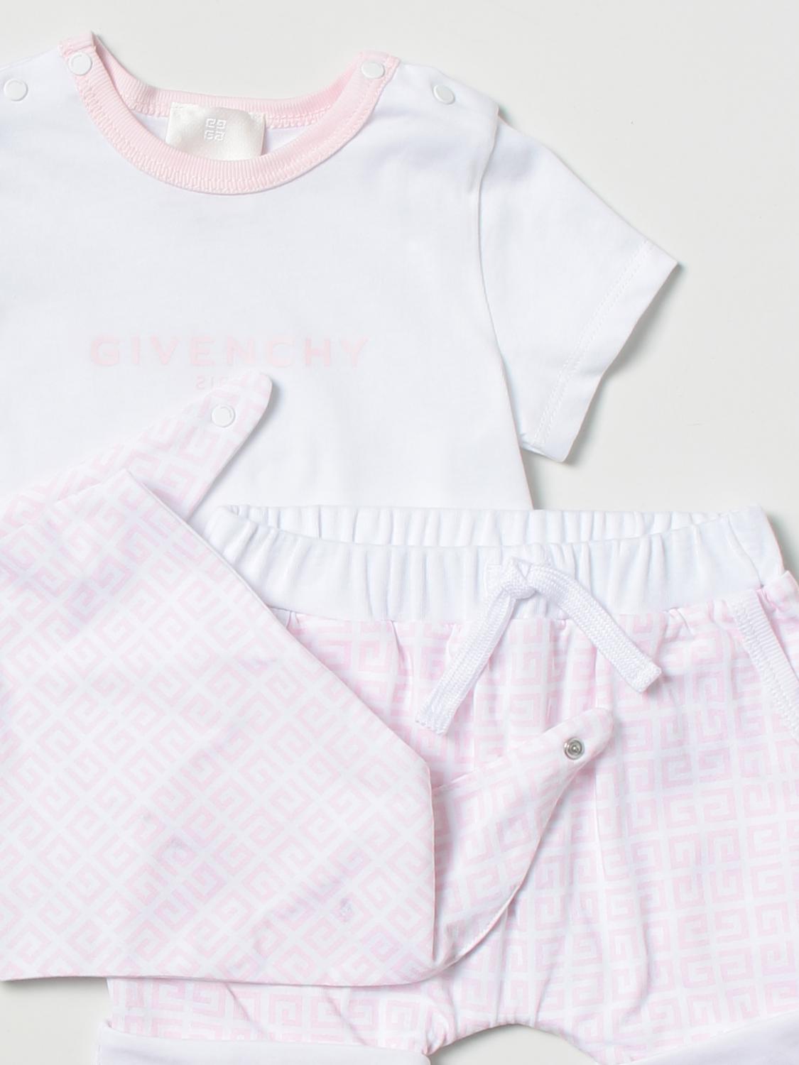 GIVENCHY JUMPSUIT: Givenchy cotton 3-piece set, Pink - Img 3