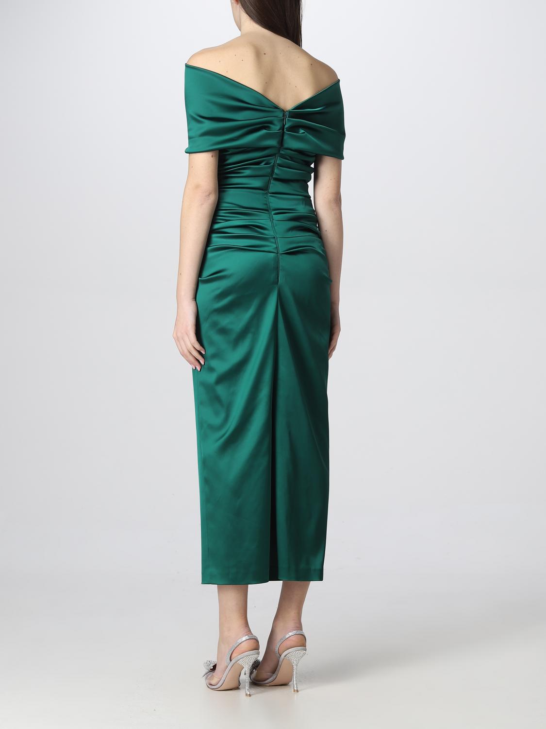 Dress woman Talbot Runhof - Green Dress woman Talbot Runhof - Green