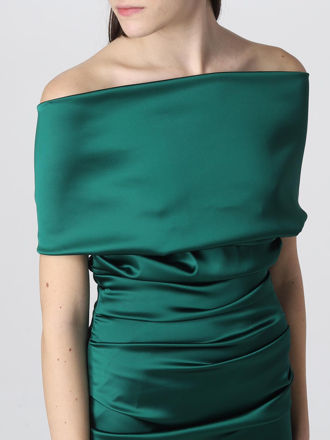 Talbot Runhof Dress woman - Green | OS0154141200 | GIGLIO.COM Talbot Runhof Dress woman - Green | OS0154141200 | GIGLIO.COM