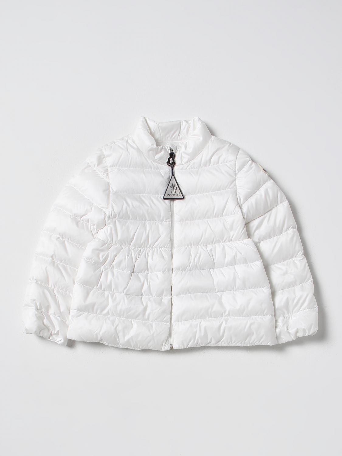 MONCLER JACKET: Coats kids Moncler, White - Img 1