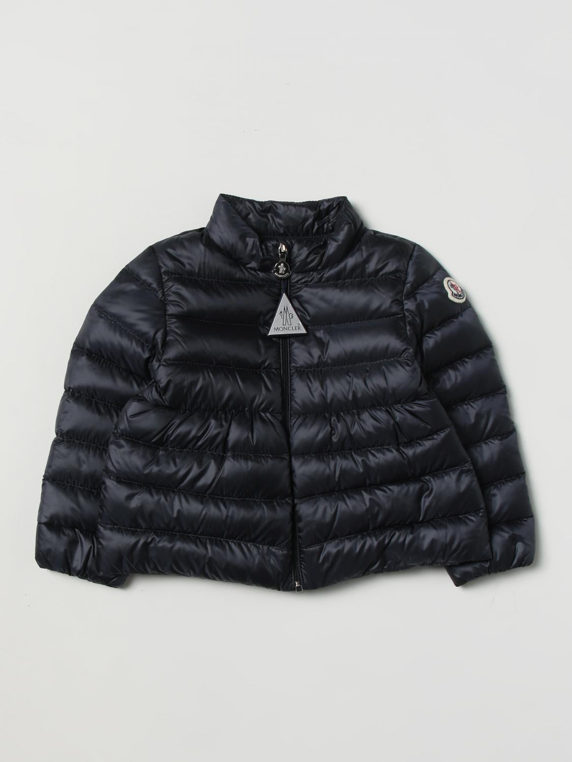 MONCLER JACKET: Coats kids Moncler, Blue - Img 1