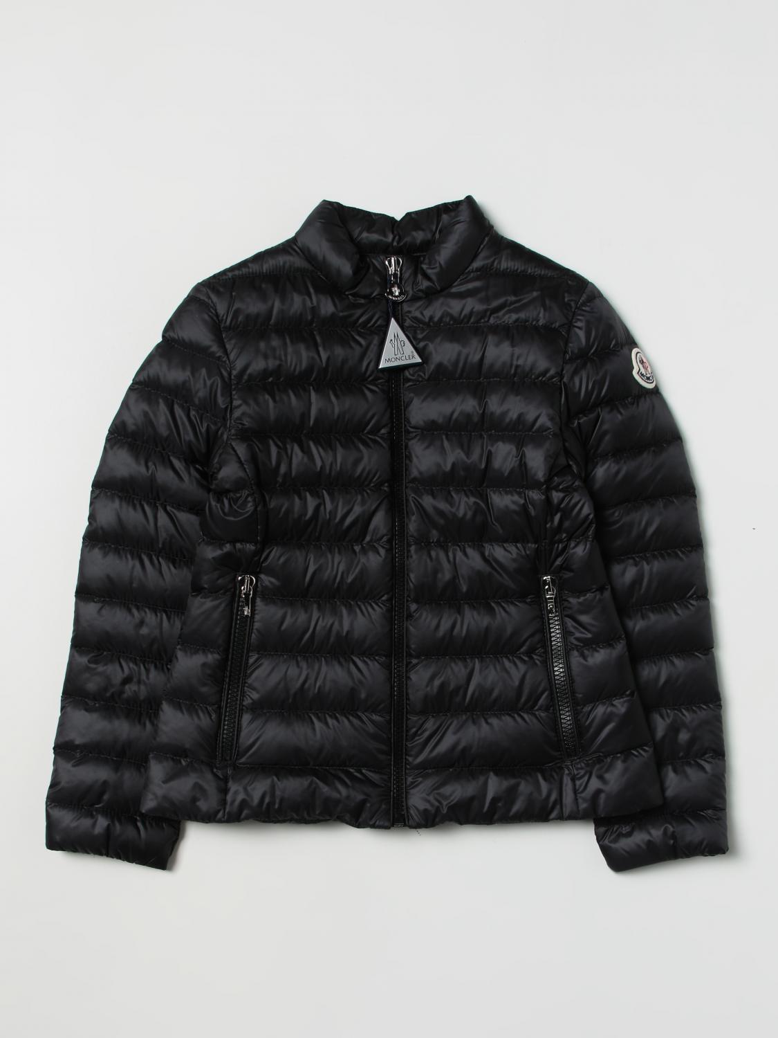 MONCLER JACKET: Moncler down jacket in quilted nylon, Black - Img 1