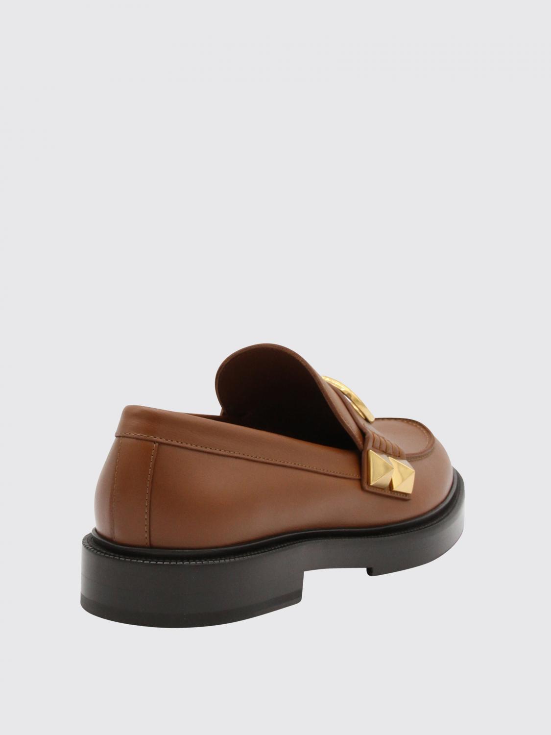 VALENTINO GARAVANI MOCASSINI: Mocassino VLogo Signature Valentino Garavani in pelle, Marrone - Img 3