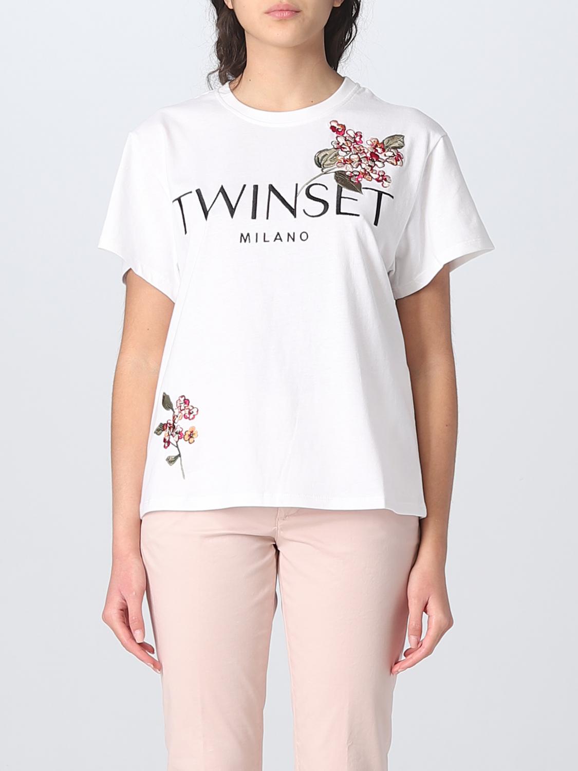 TWINSET T-SHIRT: Pull femme Twinset, Multicolore - Img 1
