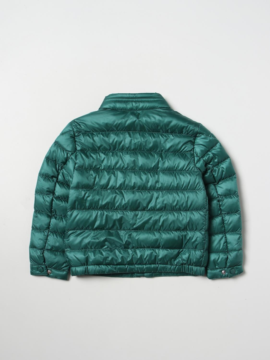 MONCLER JACKET: Moncler down jacket in quilted nylon, Green - Img 2