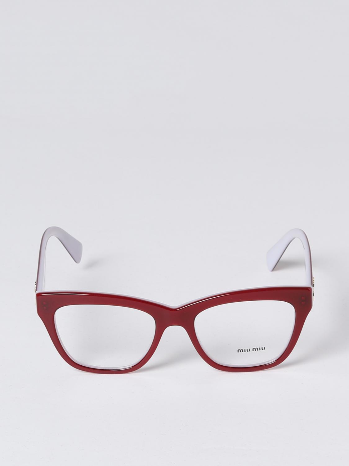 MIU MIU OCCHIALI DA VISTA: Occhiali donna Miu Miu, Bordeaux - Img 2