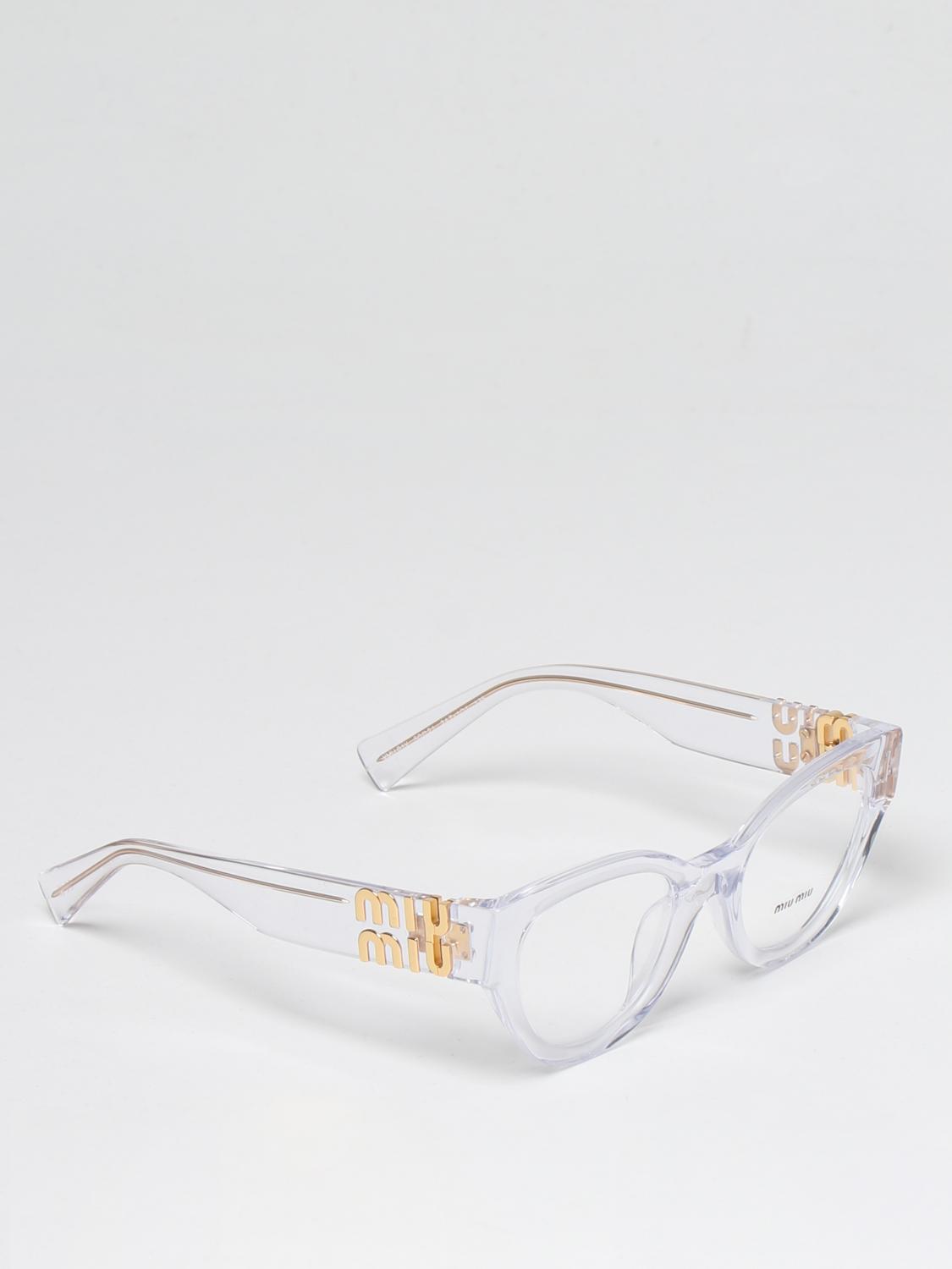 MIU MIU OCCHIALI DA VISTA: Occhiali donna Miu Miu, Trasparente - Img 1