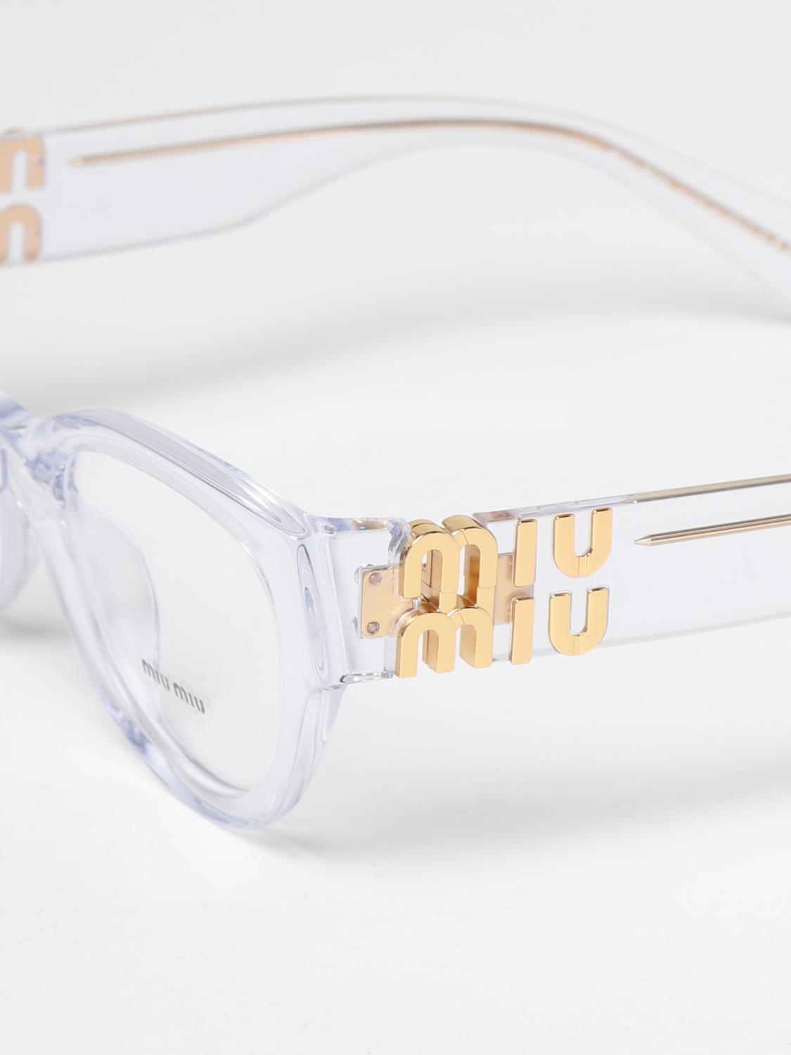 MIU MIU OCCHIALI DA VISTA: Occhiali donna Miu Miu, Trasparente - Img 4
