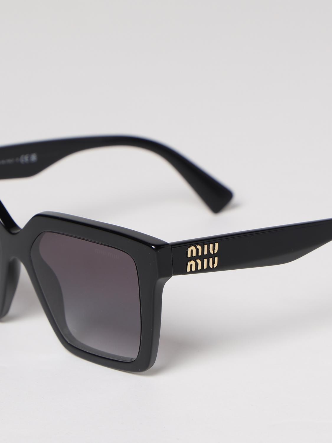 MIU MIU GAFAS DE SOL: Gafas mujer Miu Miu, Negro - Img 4