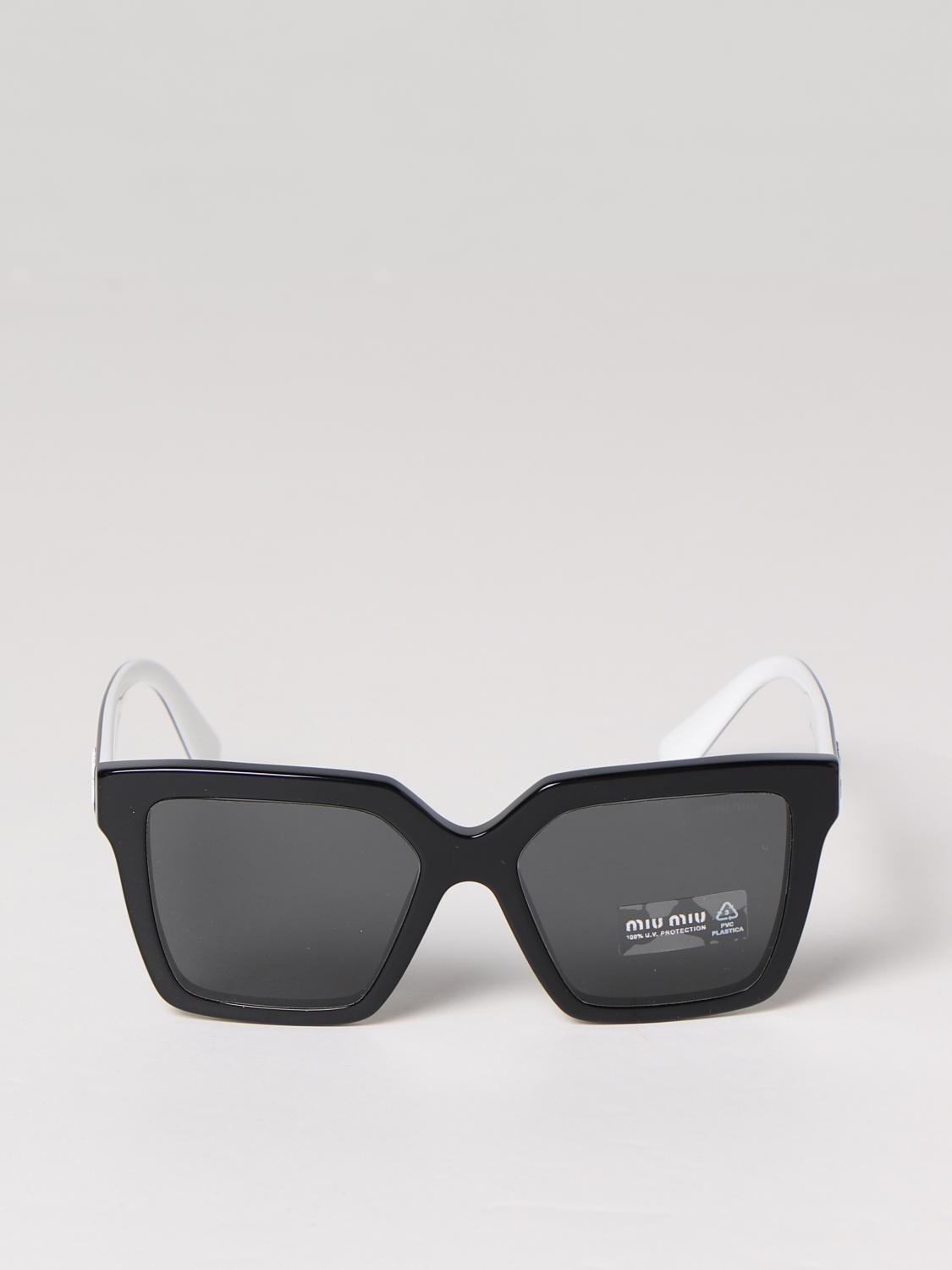 MIU MIU OCCHIALI DA SOLE: Occhiali donna Miu Miu, Nero 1 - Img 2